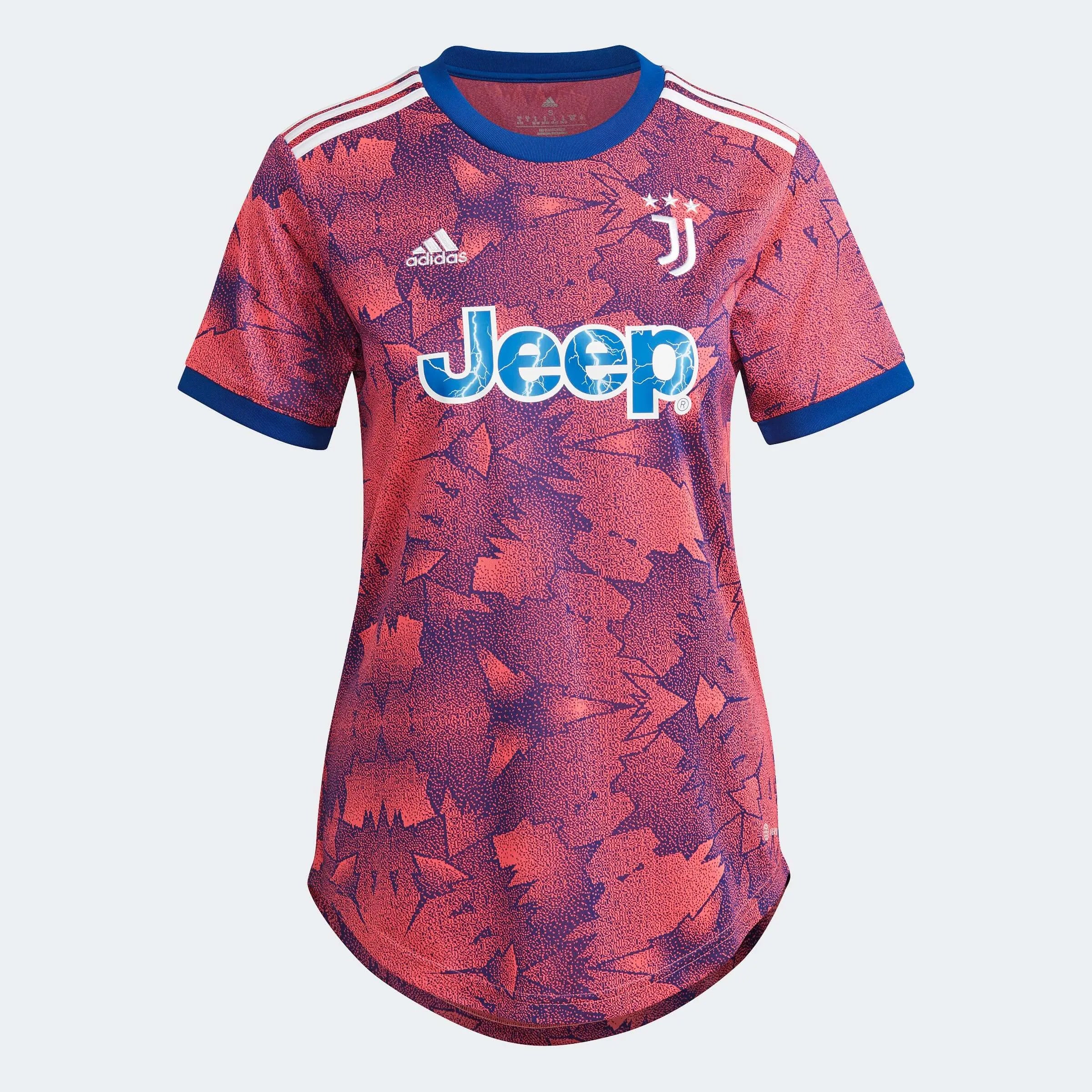 adidas 2022-23 Juventus Women's Third Jersey - Pink-Royal (Front)