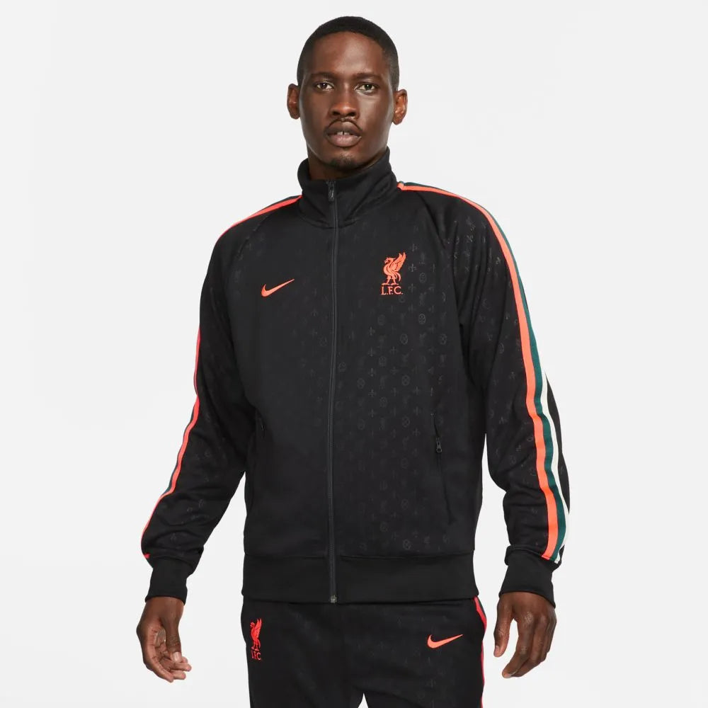 Nike 2021-22 Liverpool NSW N98 Jacket - Black-Crimson (Front)