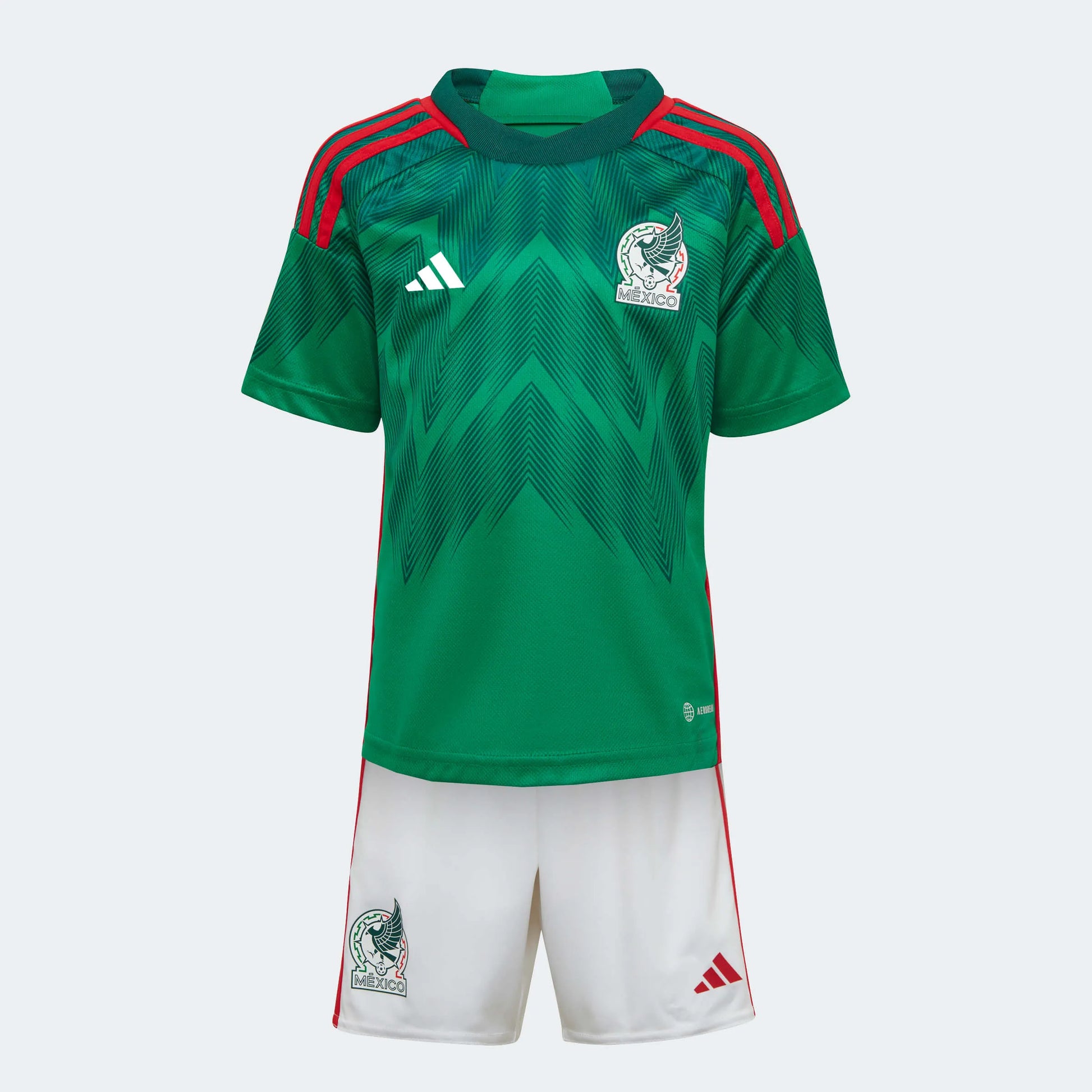 adidas 2022-23 Mexico Home Mini Kit (Kit - Front)
