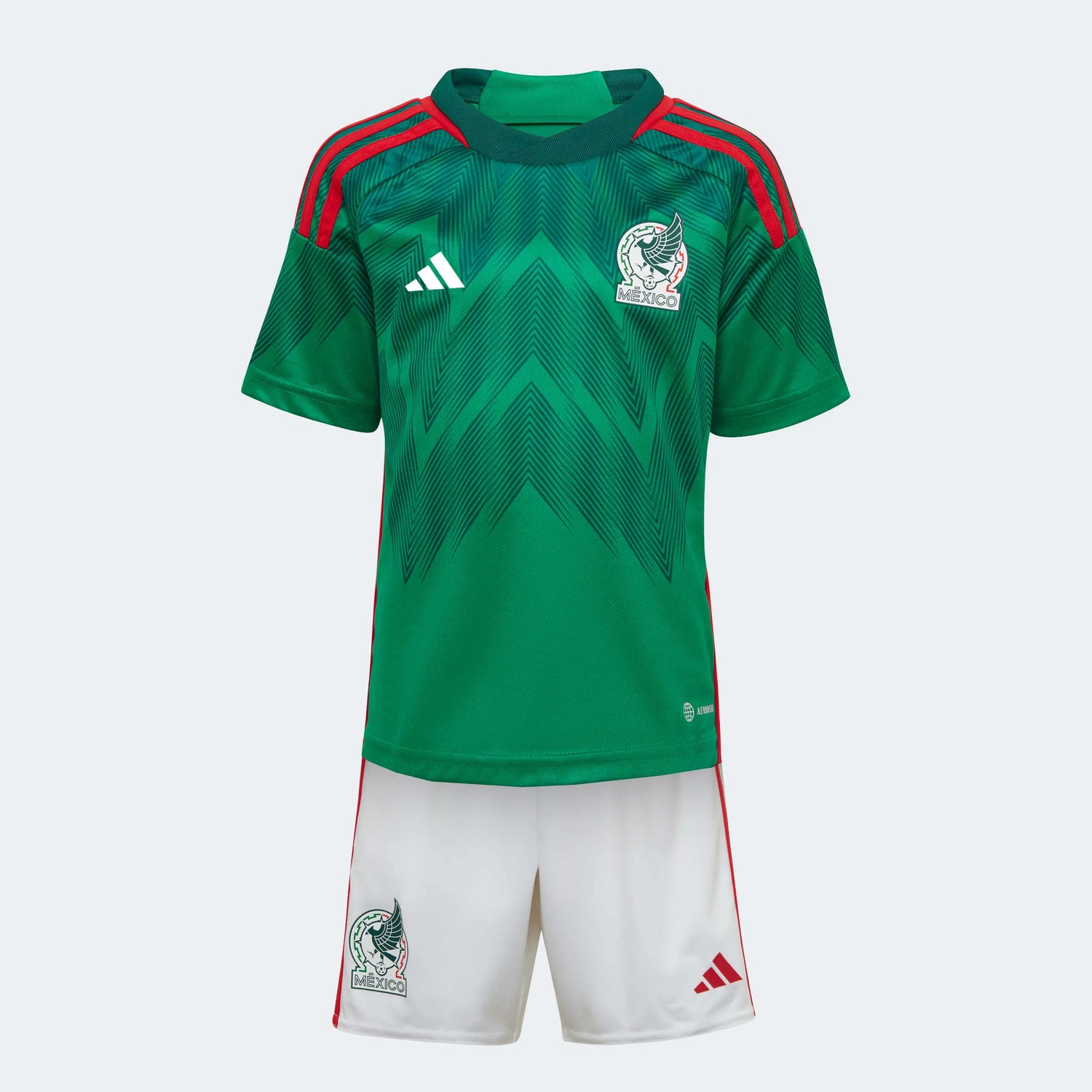 adidas 2022-23 Mexico Home Mini Kit (Kit - Front)