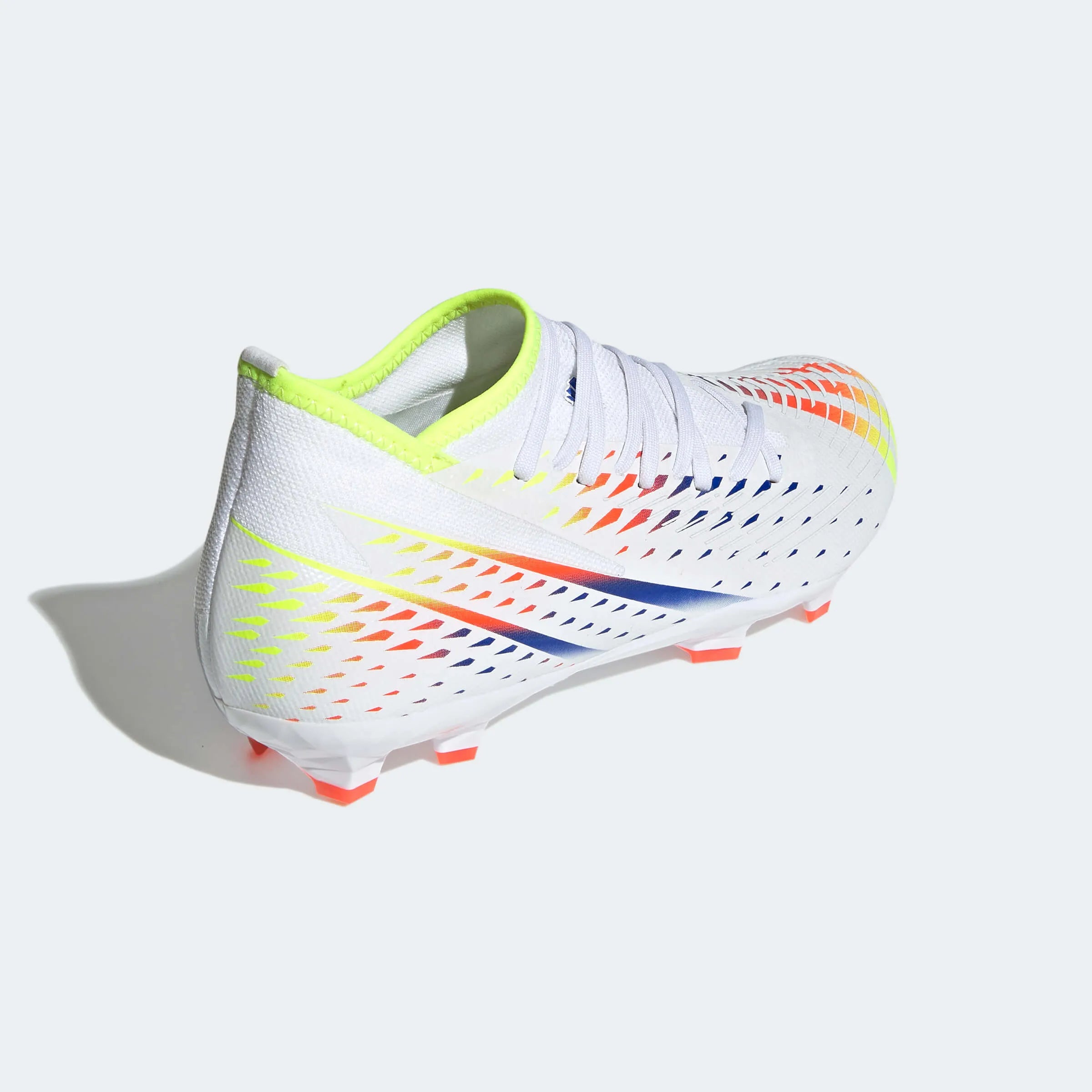 adidas Predator Edge.3 FG - White-Yellow-Blue (Diagonal 2)