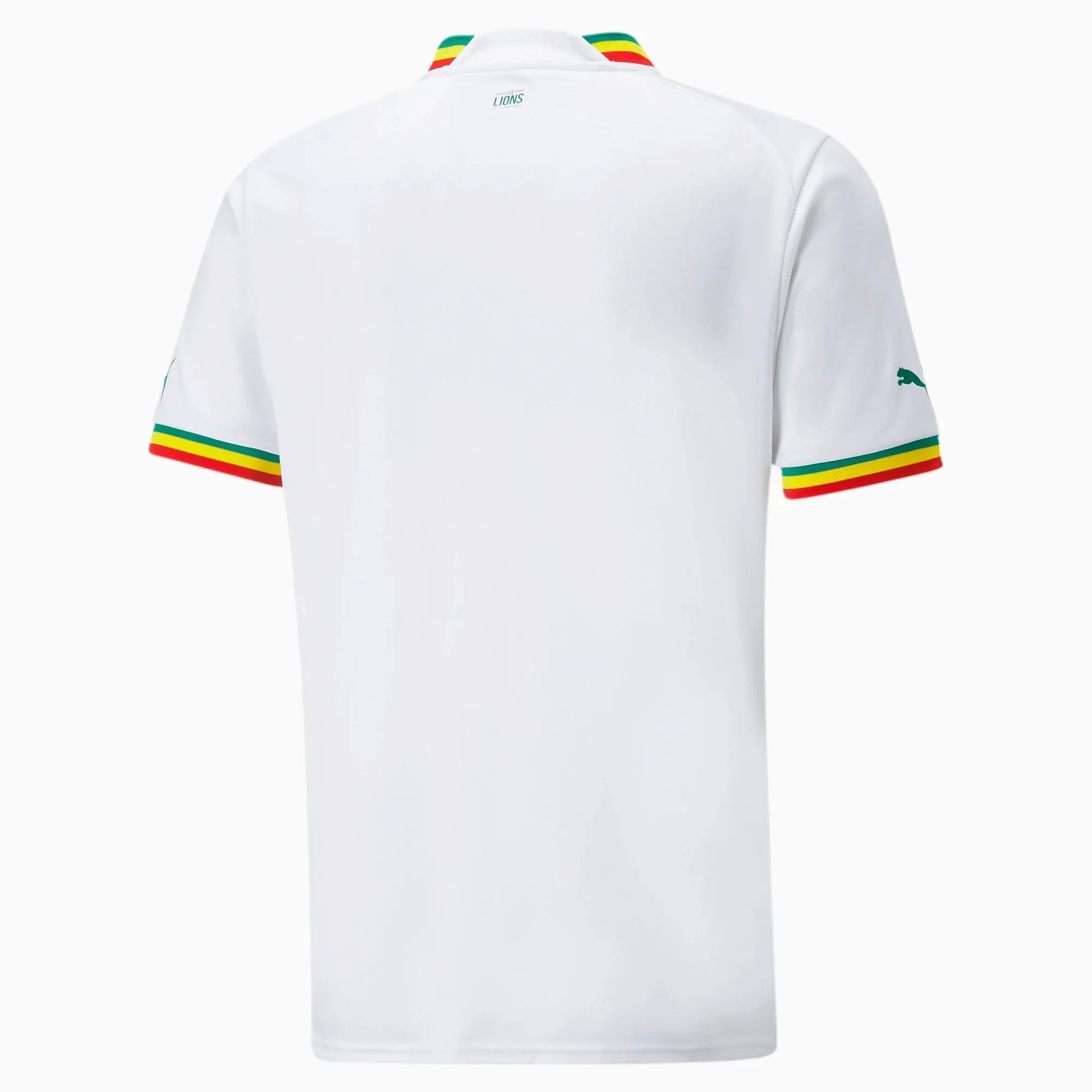 Puma 2022-23 Senegal Home Jersey - White-Yellow (Back)