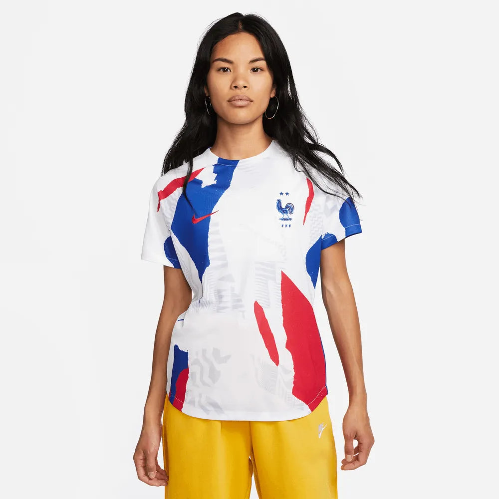 Nike 2022-23 France Women's Pre-Match Top (Model - Front)