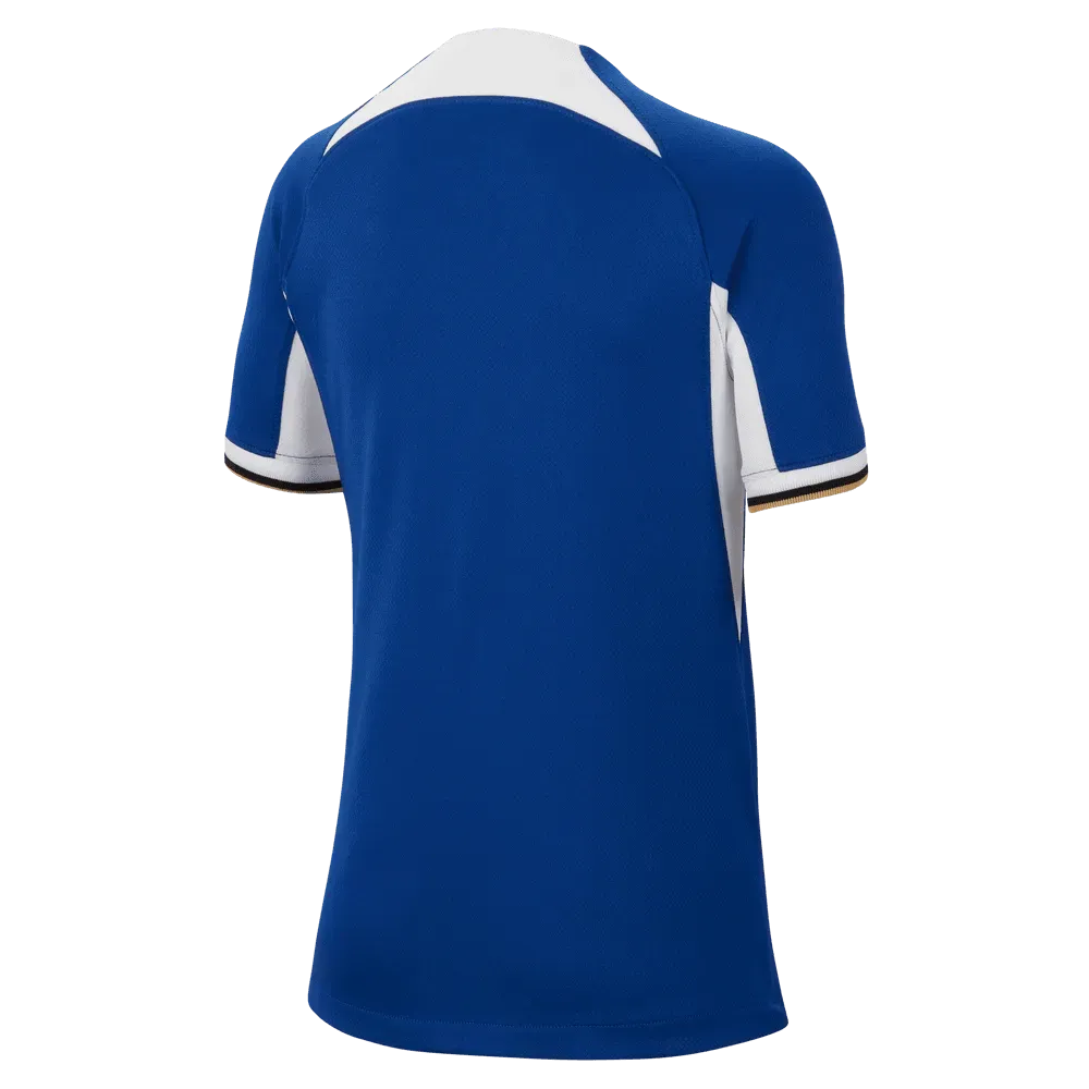 Nike 2023-24 Chelsea Youth Stadium Home Jersey (Back)