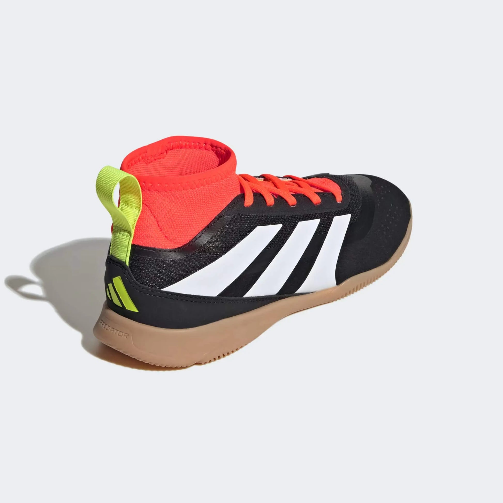 adidas Jr Predator League Sock Indoor - Solar Energy Pack (SP24) (Lateral - Back)