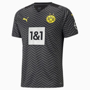 Puma 2021-22 Borussia Dortmund Away Jersey - Black (Front)