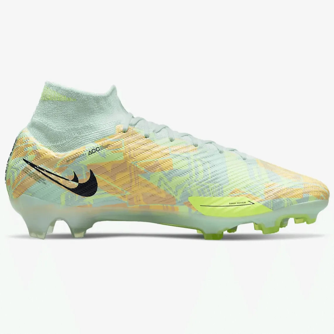 Nike Zoom Superfly 9 Elite FG- Barely Green-Blackened Blue (Side 2)