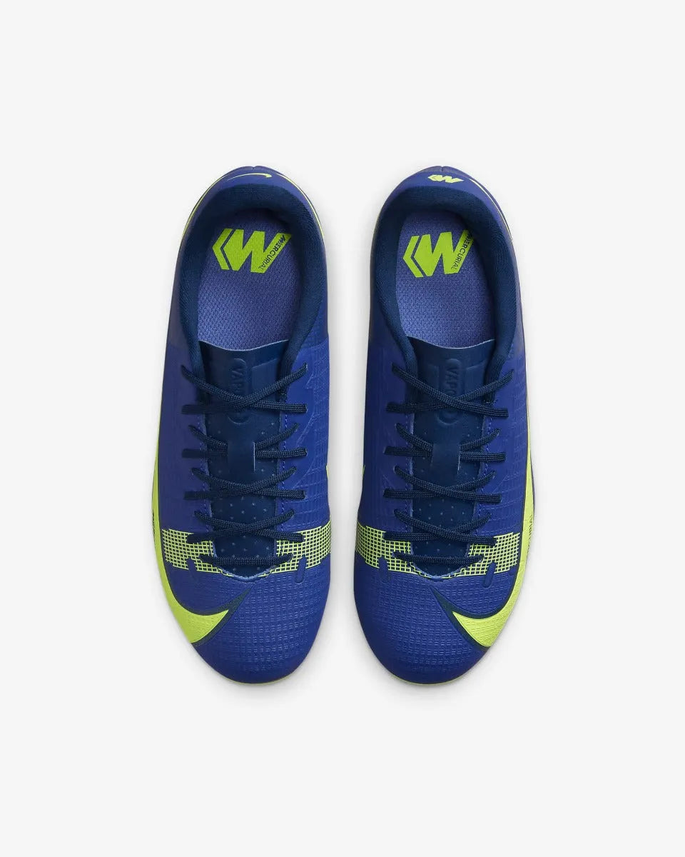 Nike Kids Vapor 14 Academy FG-MG - Lapis-Volt-Blue Void (Pair - Top)