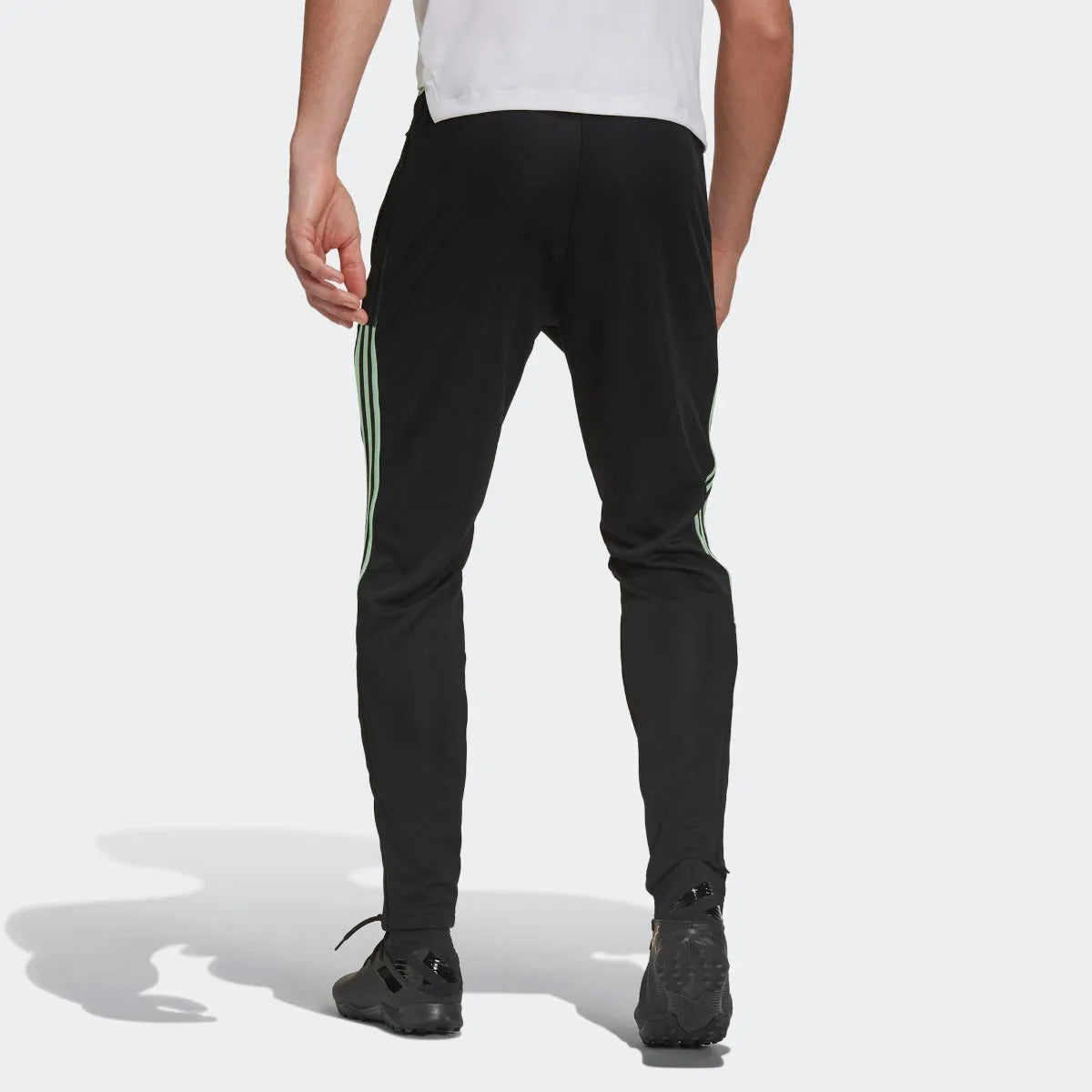 Adidas 2021 Manchester United Pants - Black (Model Back)