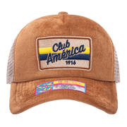 FI Collection Club America Camionero Trucker Hat - Brown (Front)