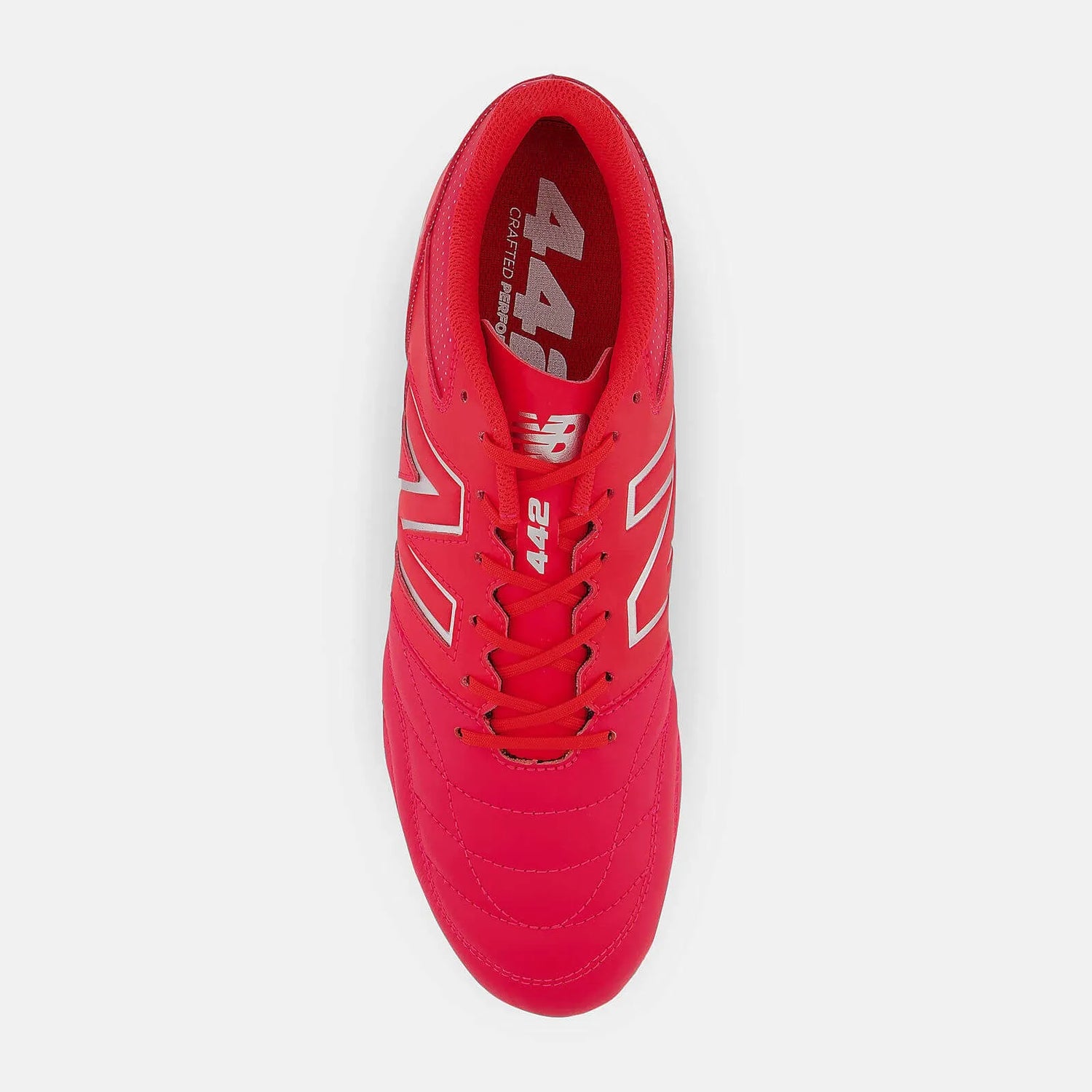New Balance 442 V2 Team FG 2E Wide - Red-White (Top)