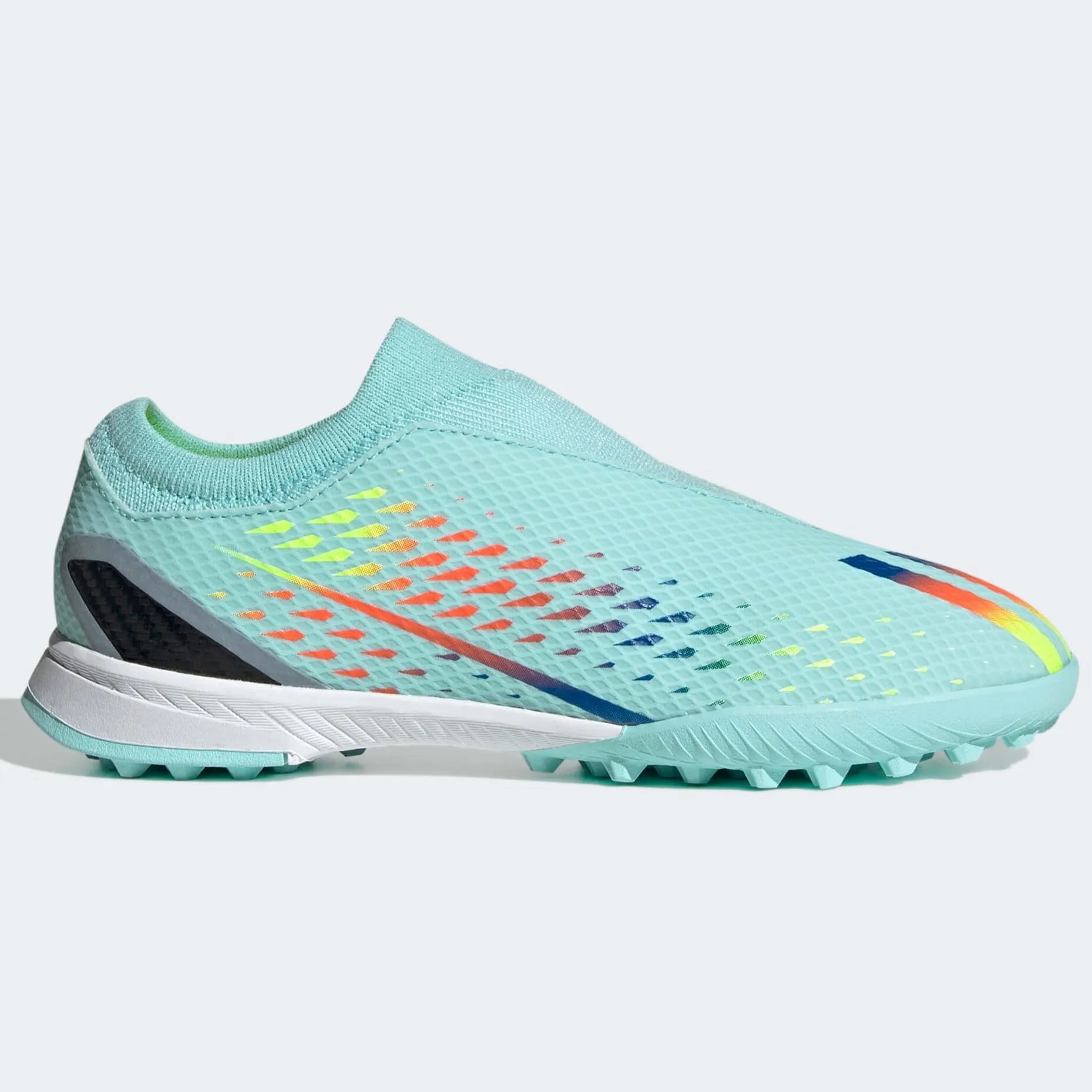 adidas Jr X Speedportal.3 LL Turf J - Aqua-Blue (Side 1)