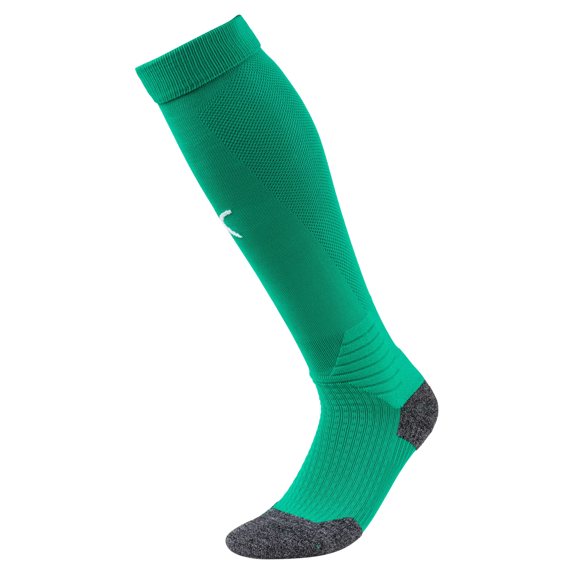 Puma Team Liga Socks Green-White (Lateral)