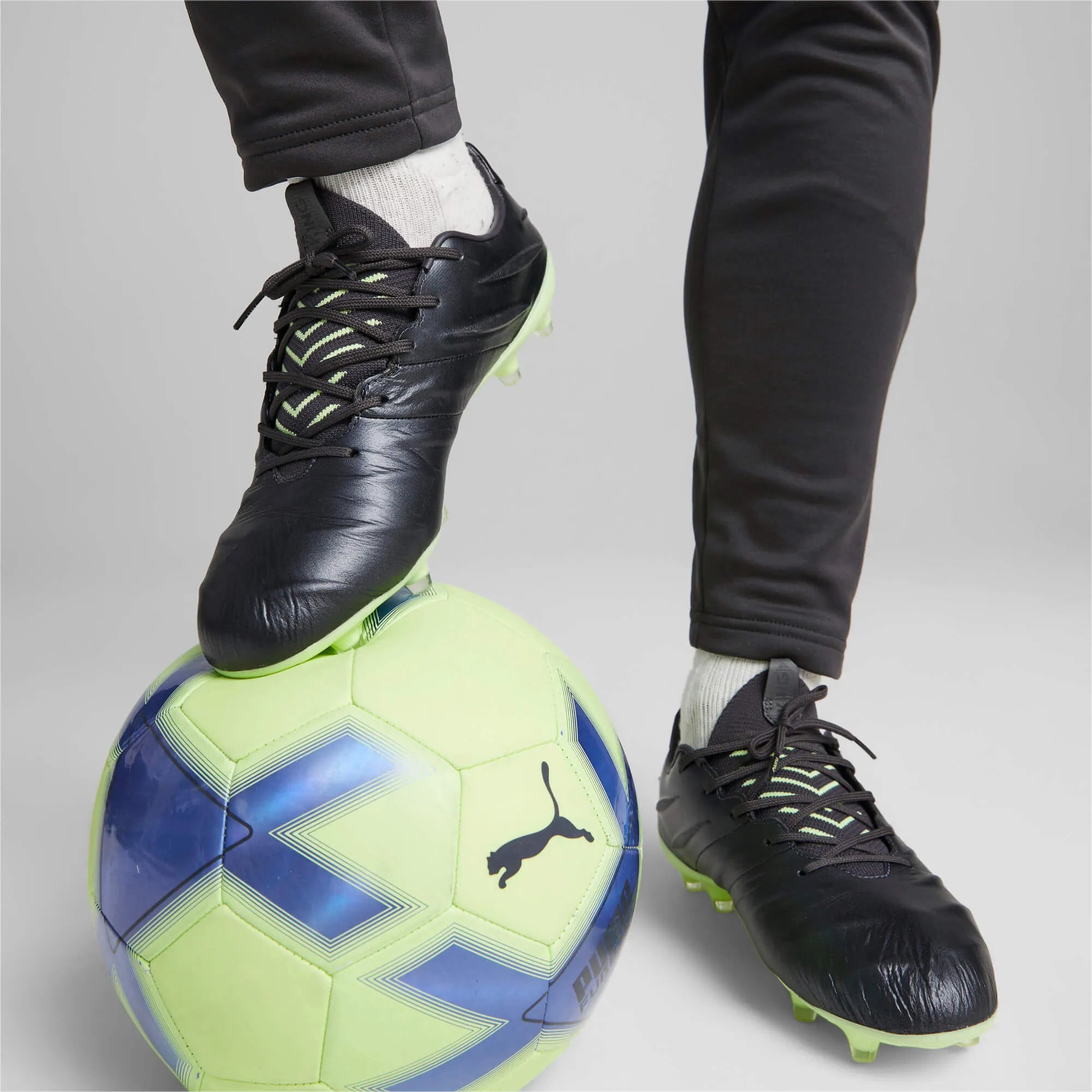 Puma KING Platinum 21 FG-AG - Asphalt-Fizzy Light (Model 1)