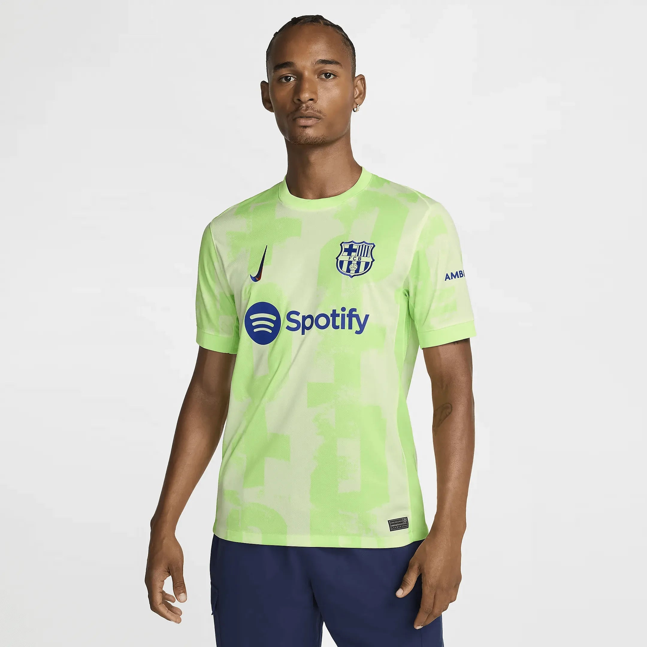Nike 2024-25 Barcelona Men's Stadium Third Jersey (Model - Front)