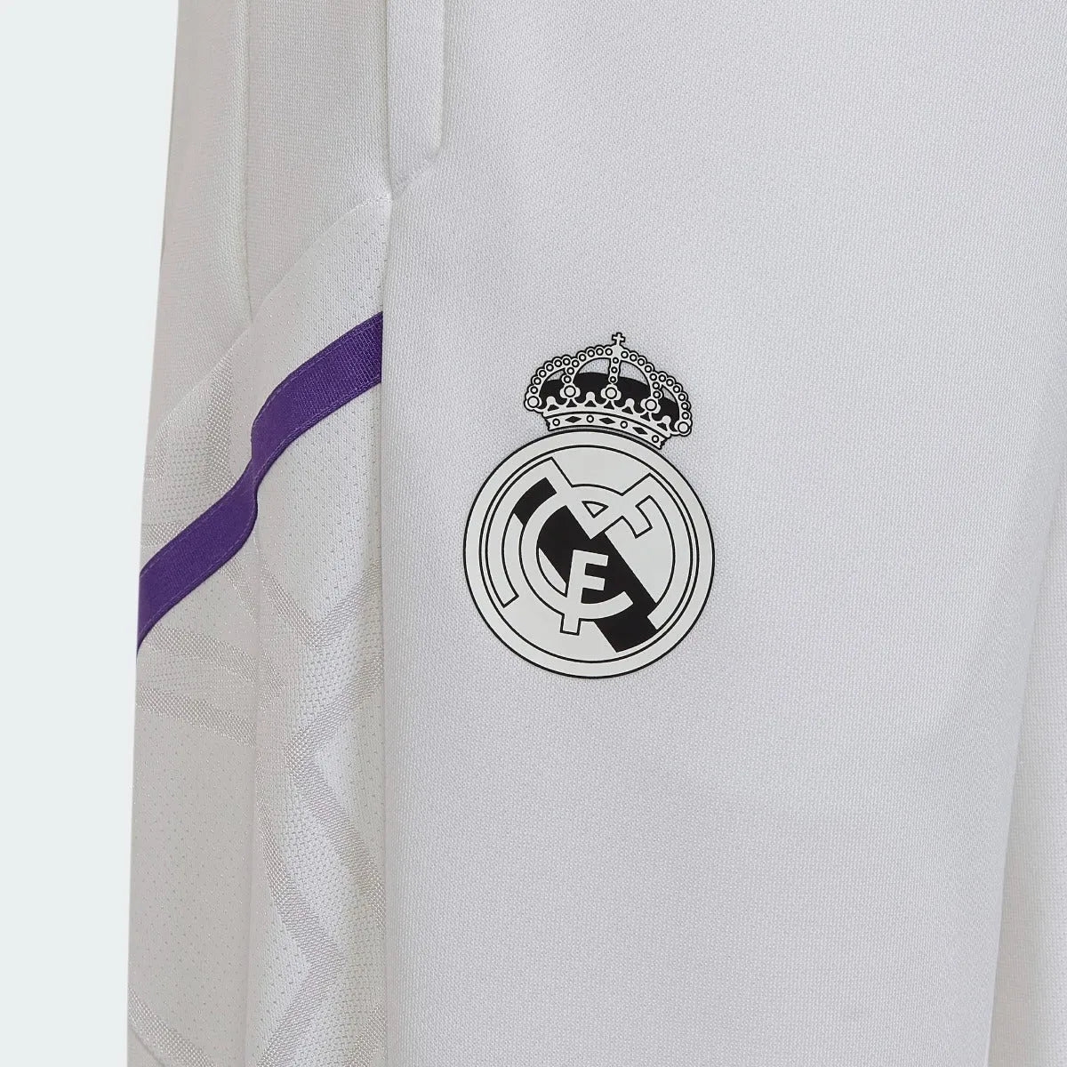 adidas 2022-23 Real Madrid Youth Training Pants - White (Detail 1)