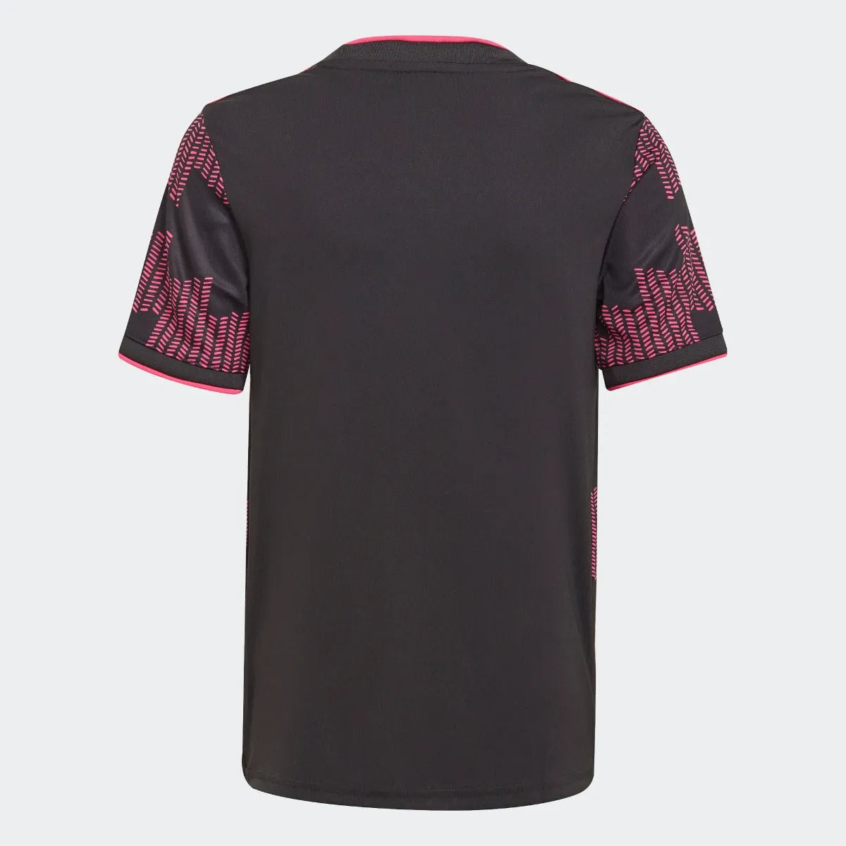 Adidas 2021-22 Mexico Youth Home Jersey - Black-Real Magenta (Back)