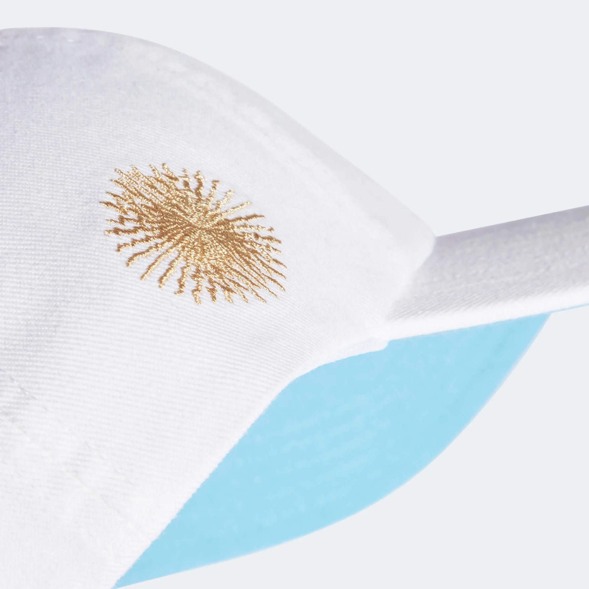 adidas 2022-23 Argentina Dad Cap - White-Light Blue (Detail 2)