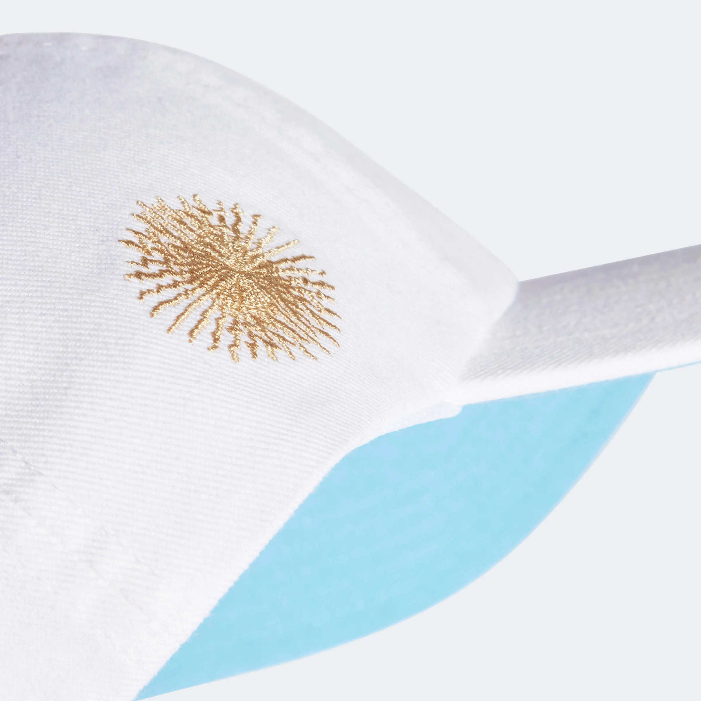 adidas 2022-23 Argentina Dad Cap - White-Light Blue (Detail 2)