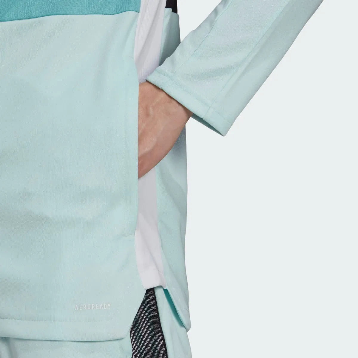 Adidas Tiro Track Jacket - Black-Halo Mint (Detail 3)