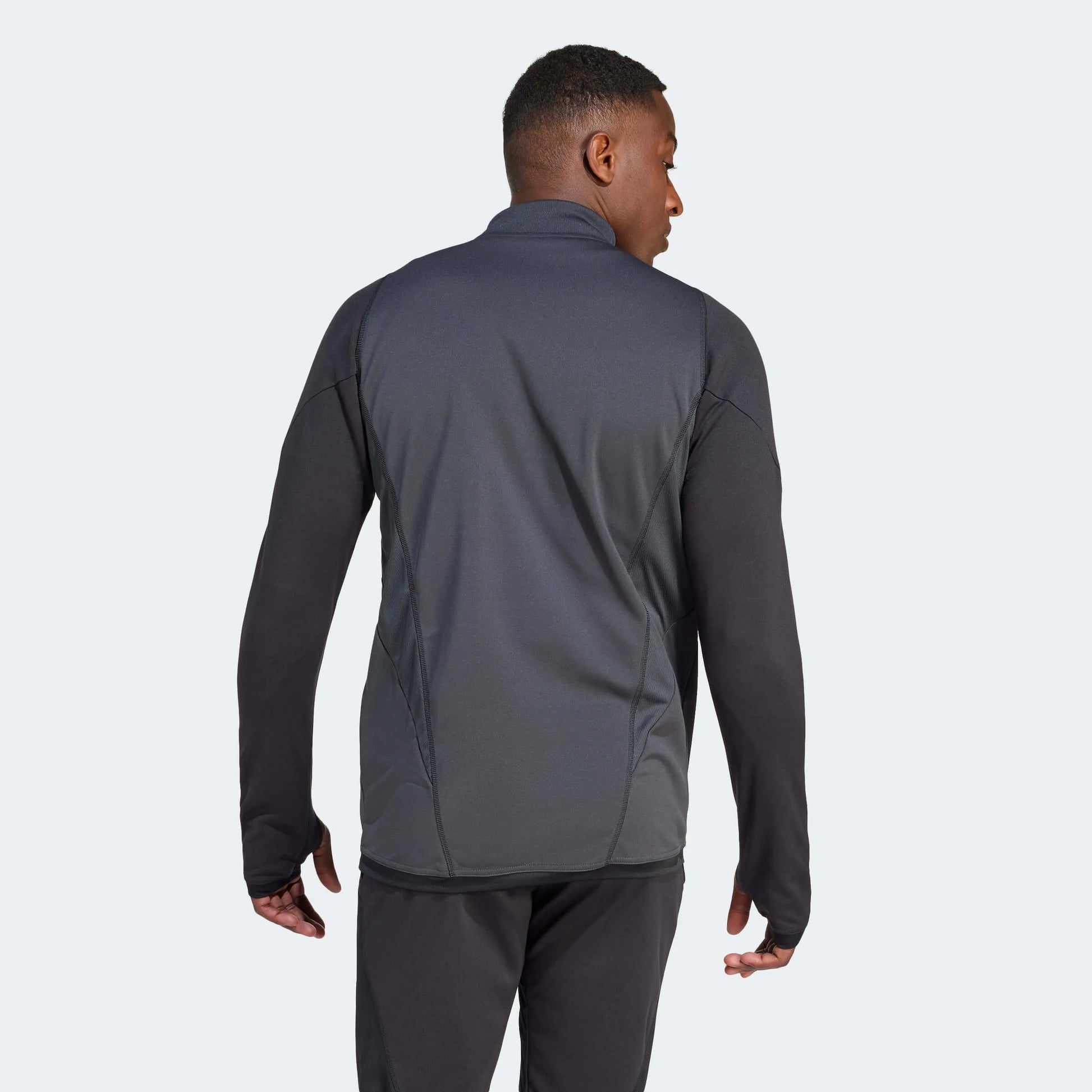 adidas 2023-24 Real Madrid Men's Tiro 23 Training Top (Model - Back)