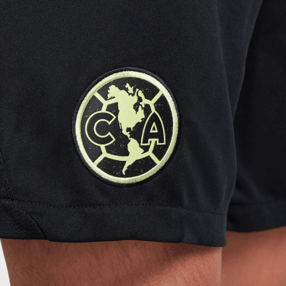Nike 2023-24 Club America Academy Pro Third Knit Shorts (Detail 4)
