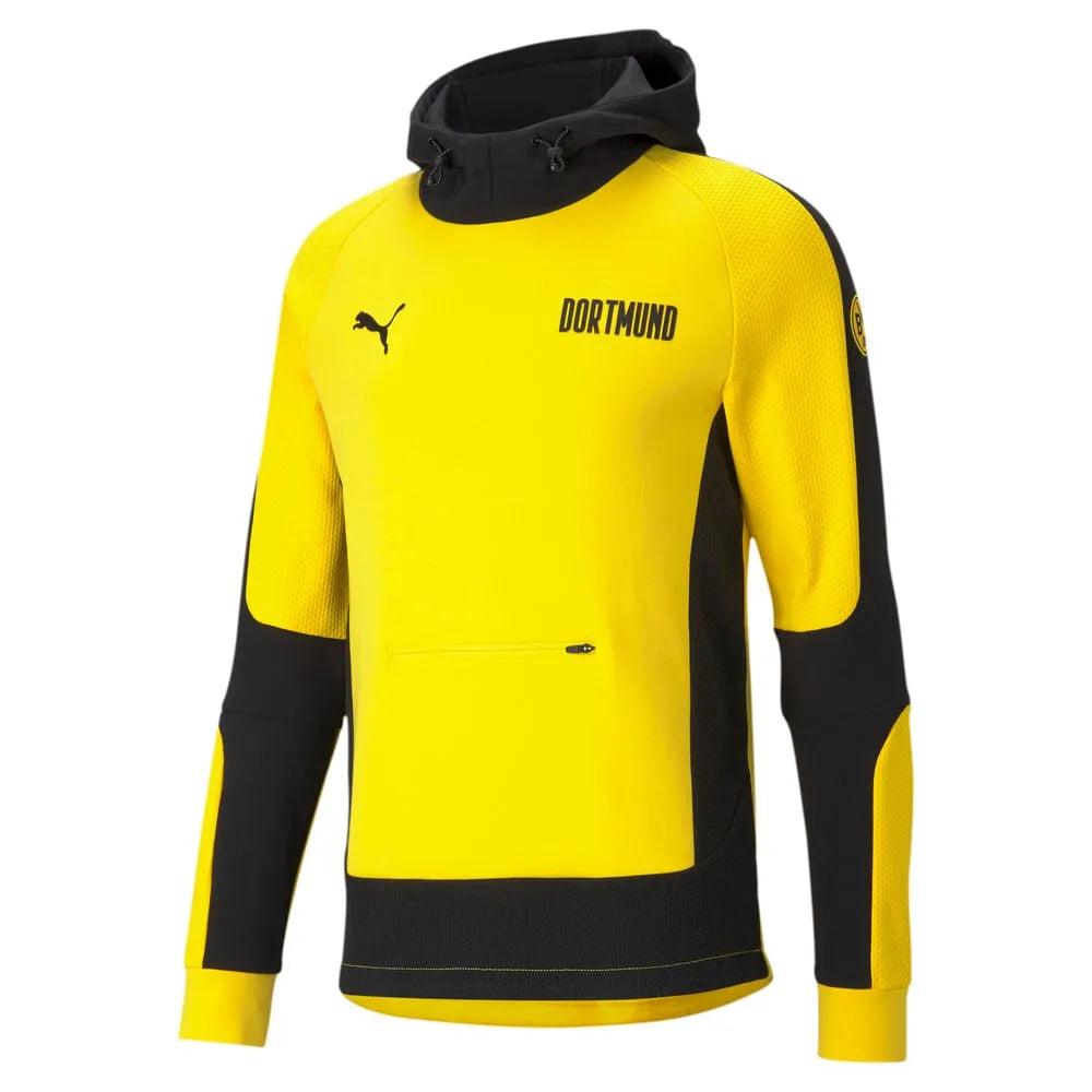 Puma 2021 Borussia Dortmund Evostripe Hoody - Yellow-Black