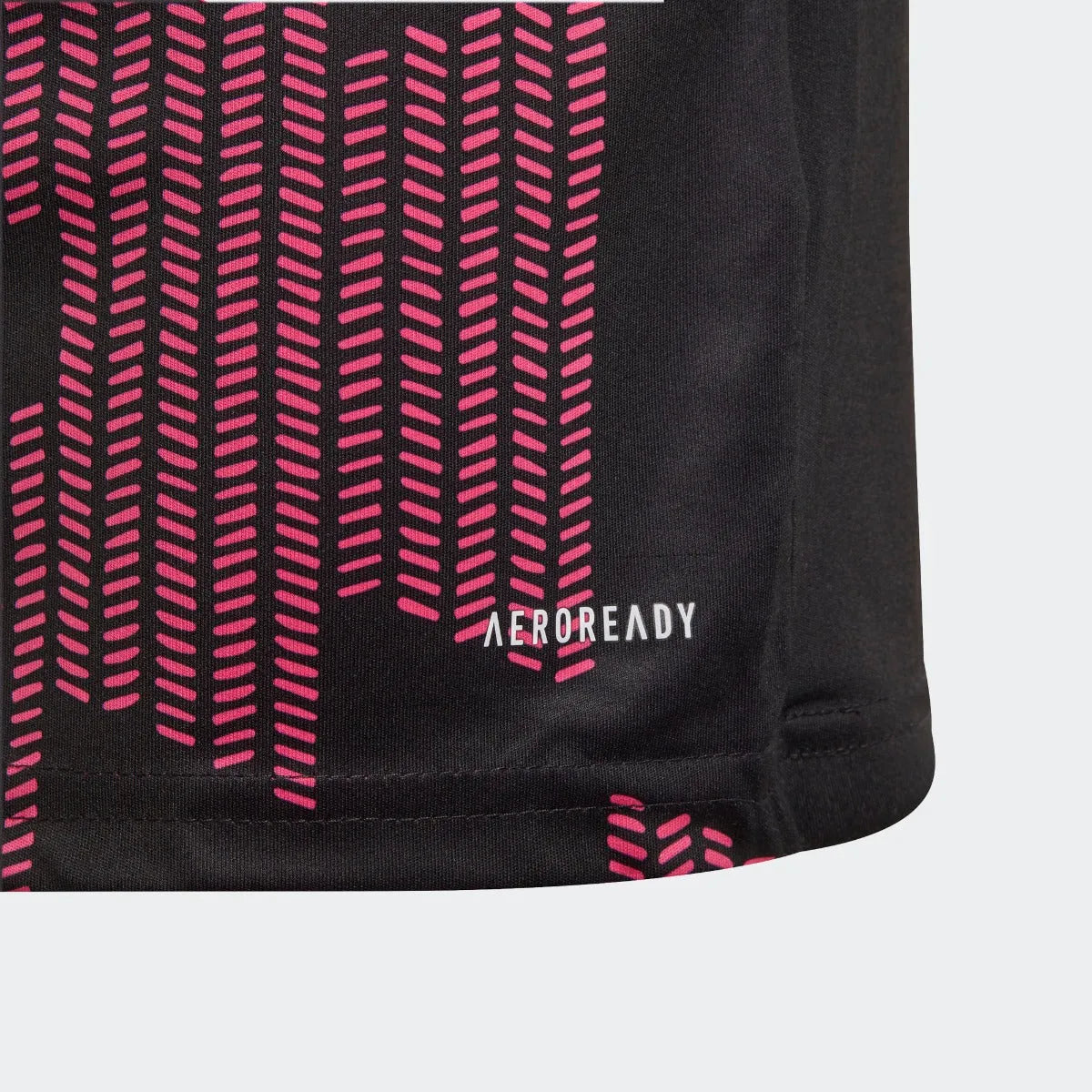 Adidas 2021-22 Mexico Youth Home Jersey - Black-Real Magenta (Detail 3)