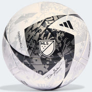 adidas 2023 MLS League NFHS Ball - White-Black-Iron Metallic (Front)