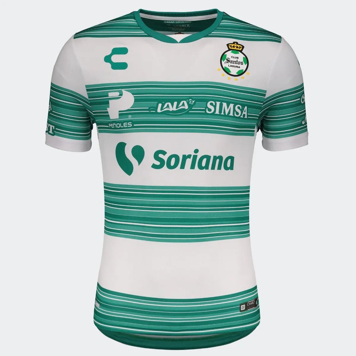 Charly 2020-21 Santos Home Jersey - White-Green