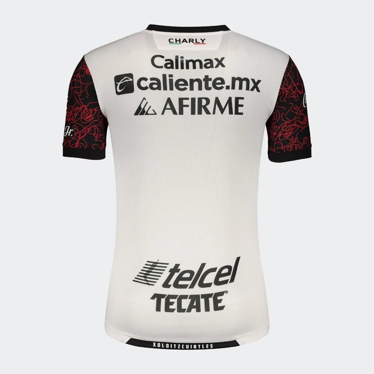 Charly 2021-22 Club Tijuana Away Jersey - White-Black (Back)