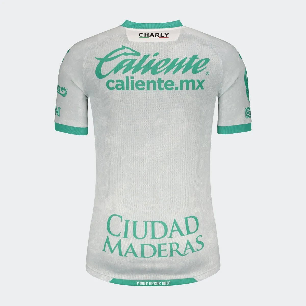 Charly 2021-22 Leon Away Jersey - White-Green (Back)