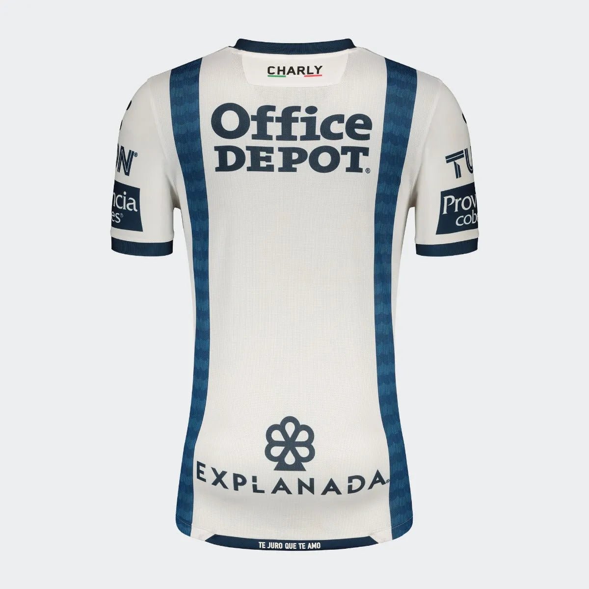 Charly 2021-22 Pachuca Home Jersey - White-Blue (Back)