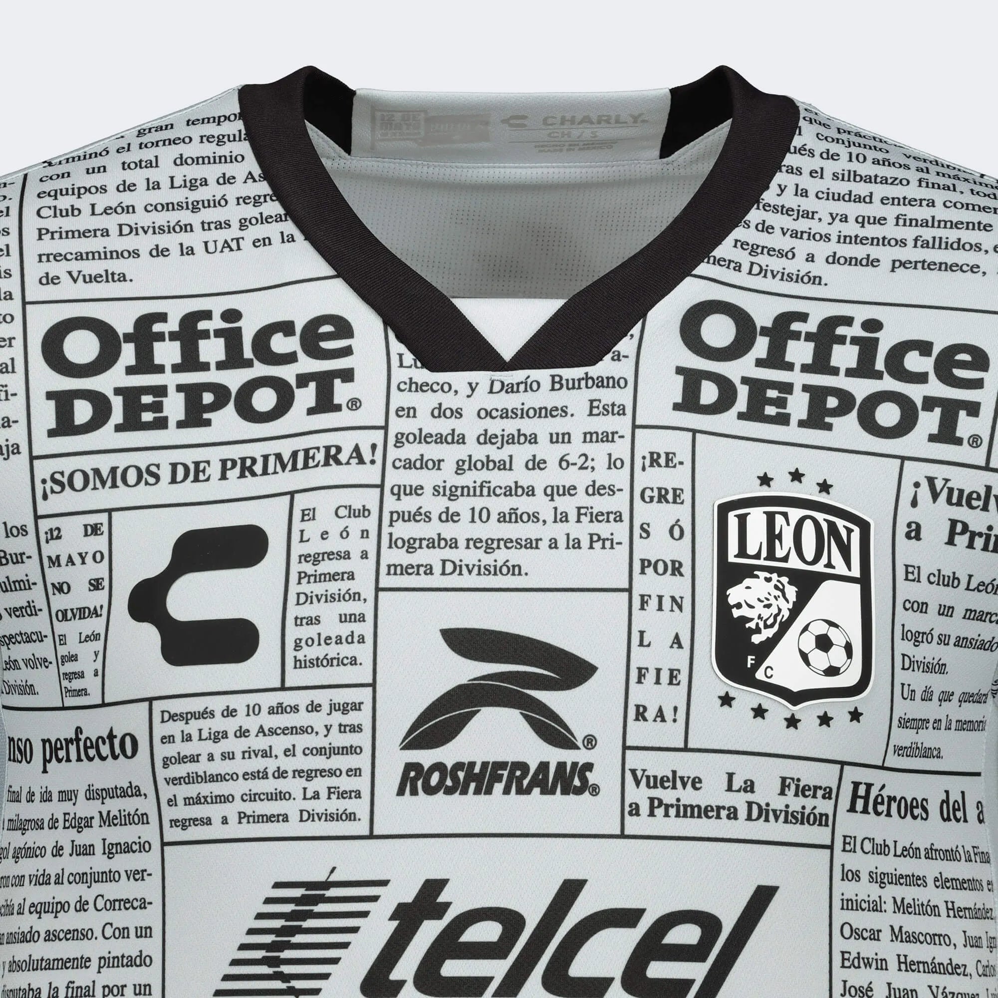 Charly 2022-23 Leon Away Jersey - Grey (Detail 1)