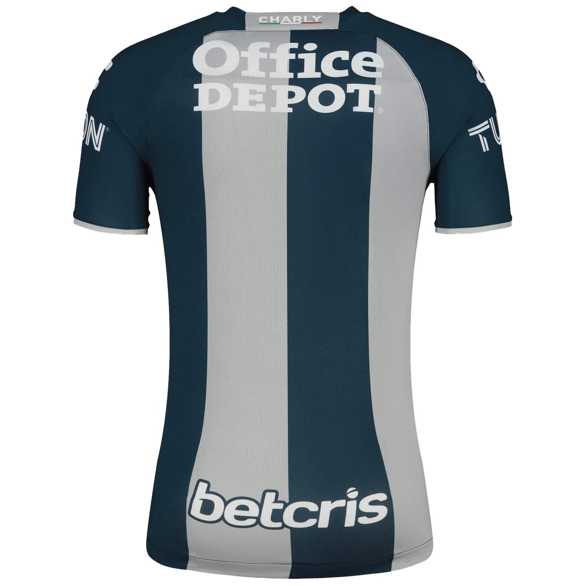 Charly 2022-23 Pachuca Home Jersey - Grey-Navy (Back)