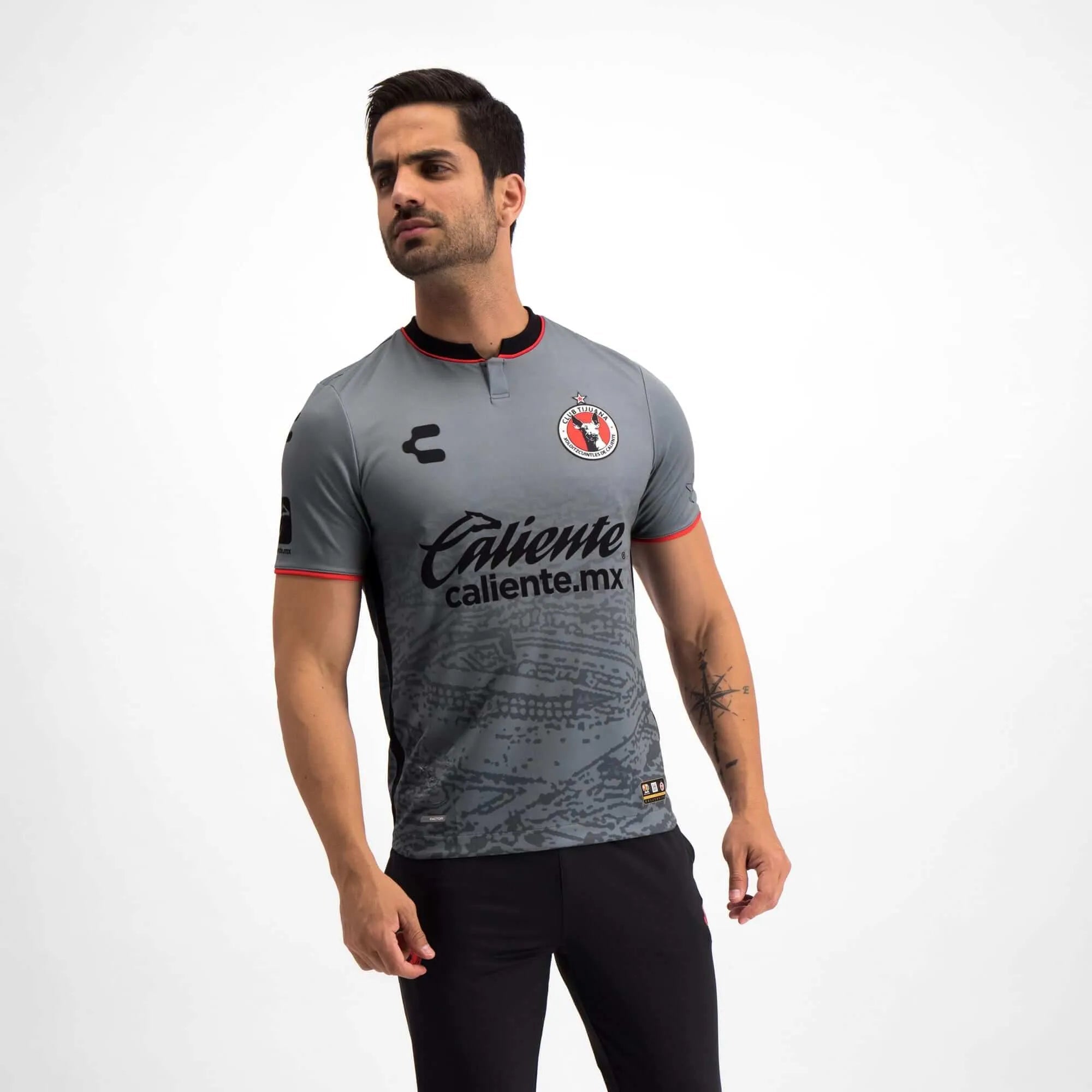Charly 2023-24 Tijuana Men's Stadium Away Jersey (Model - Front)