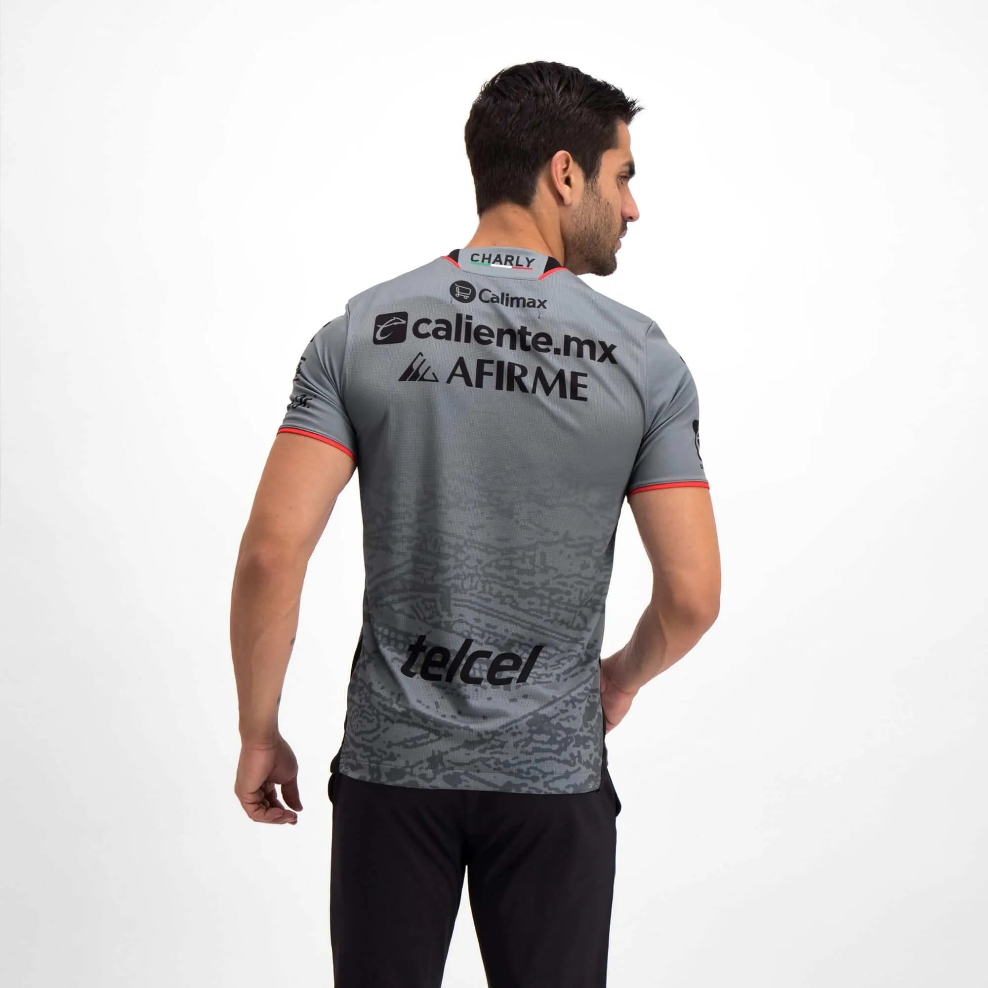 Charly 2023-24 Tijuana Men's Stadium Away Jersey (Model - Back)