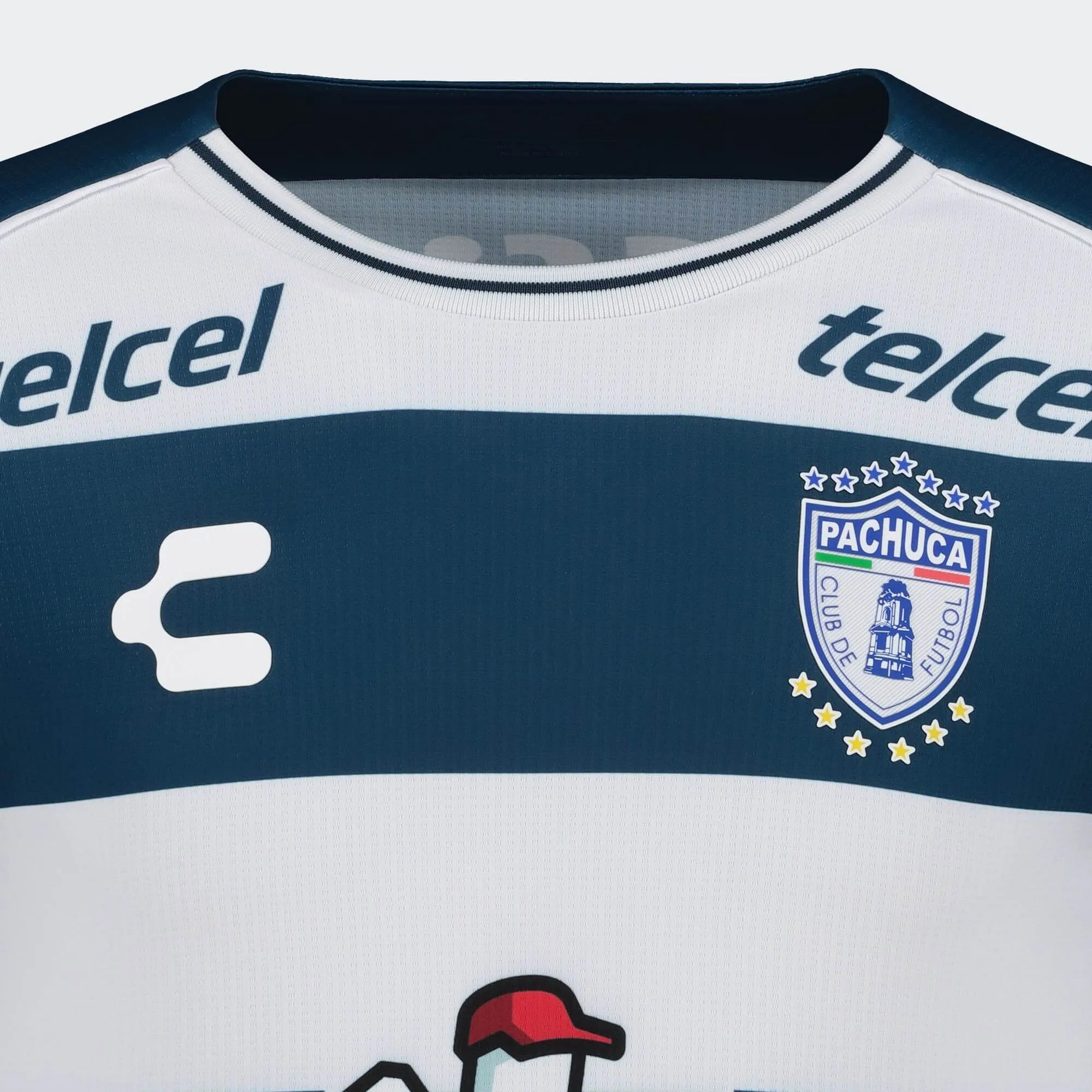 Charly 2024-25 Pachuca Men's Stadium Home Jersey (Detail 1)