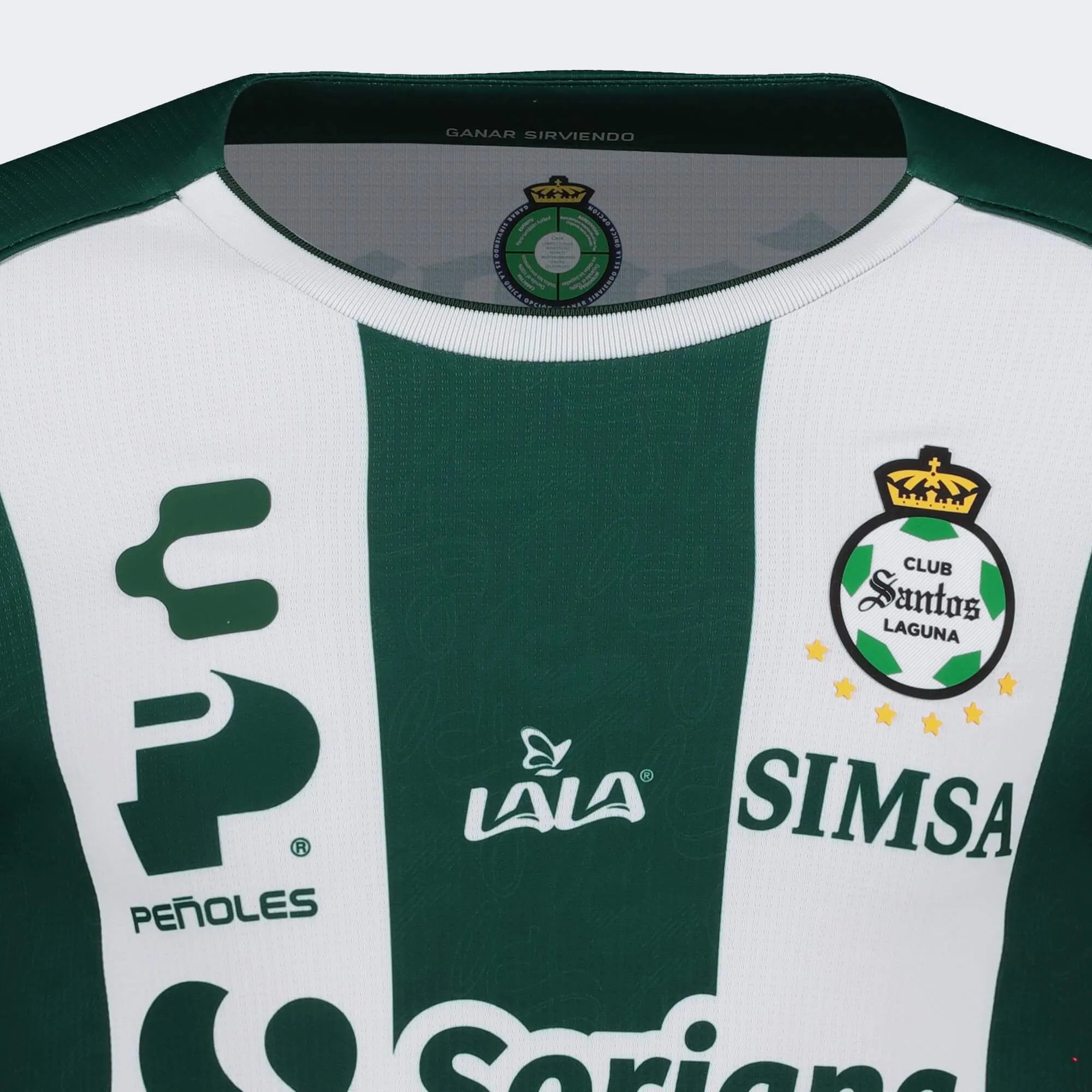 Charly 2024-25 Santos Men's Stadium Home Long-Sleeve Jersey (Detail 1)