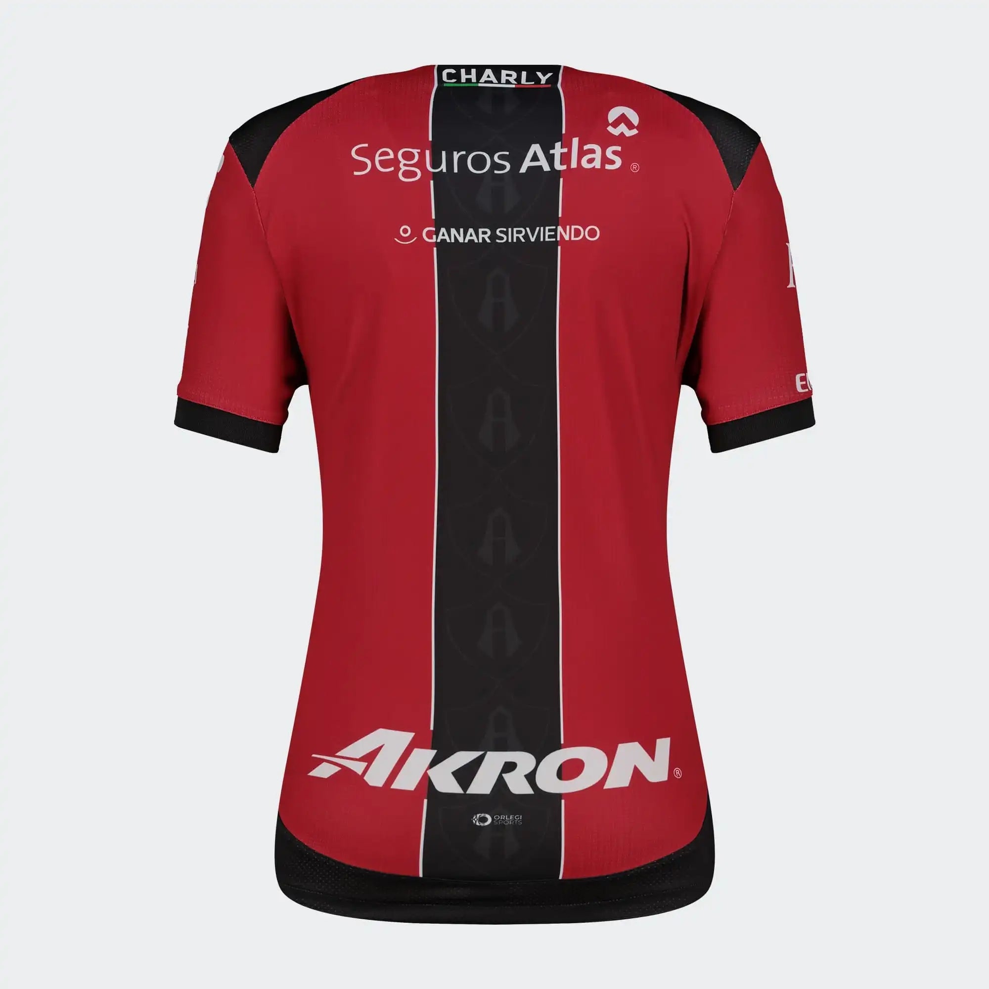 Charly 2025-26 Atlas Women's Stadium Home Soccer Jersey (Back)