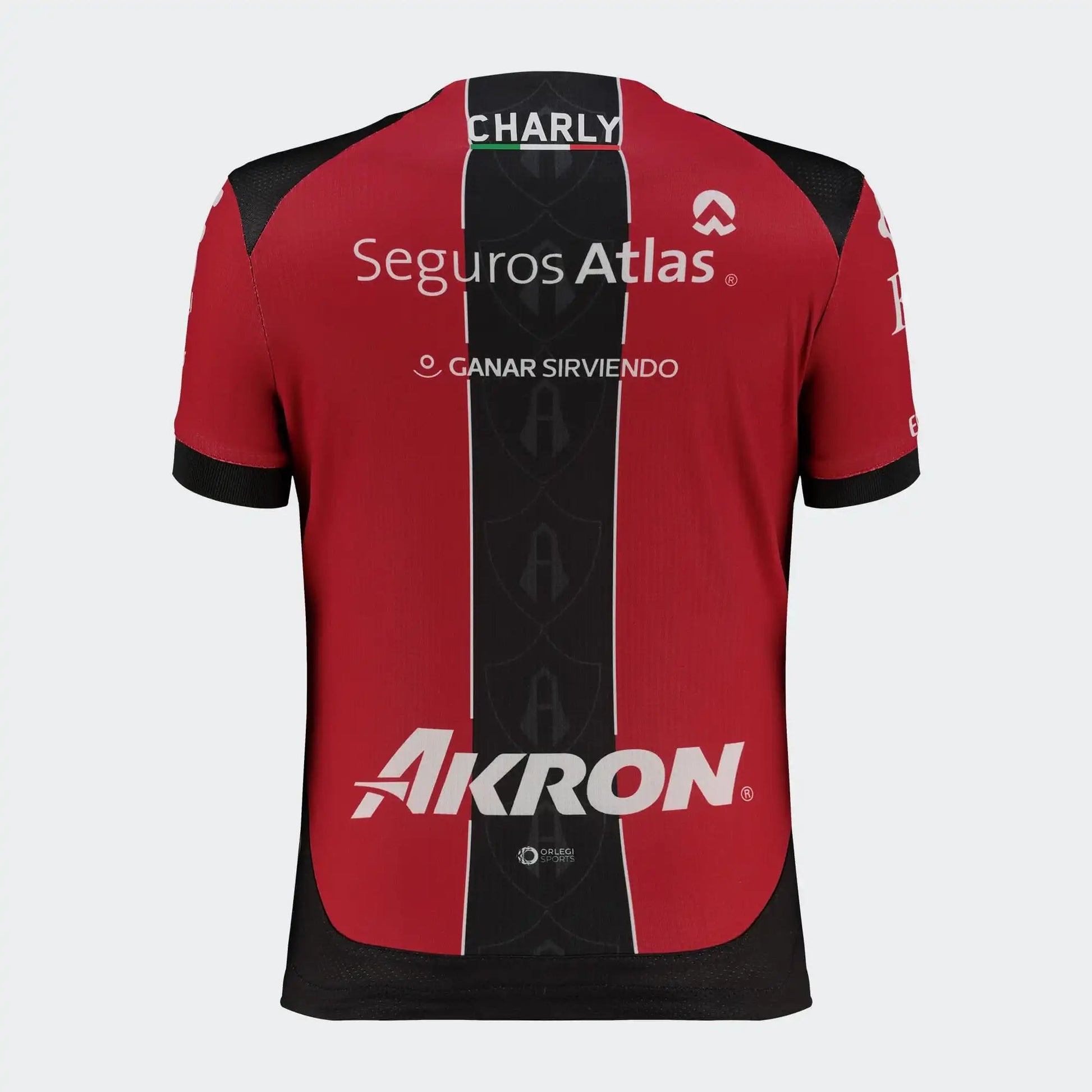 Charly 2025-26 Atlas Youth Stadium Home Soccer Jersey (Back)