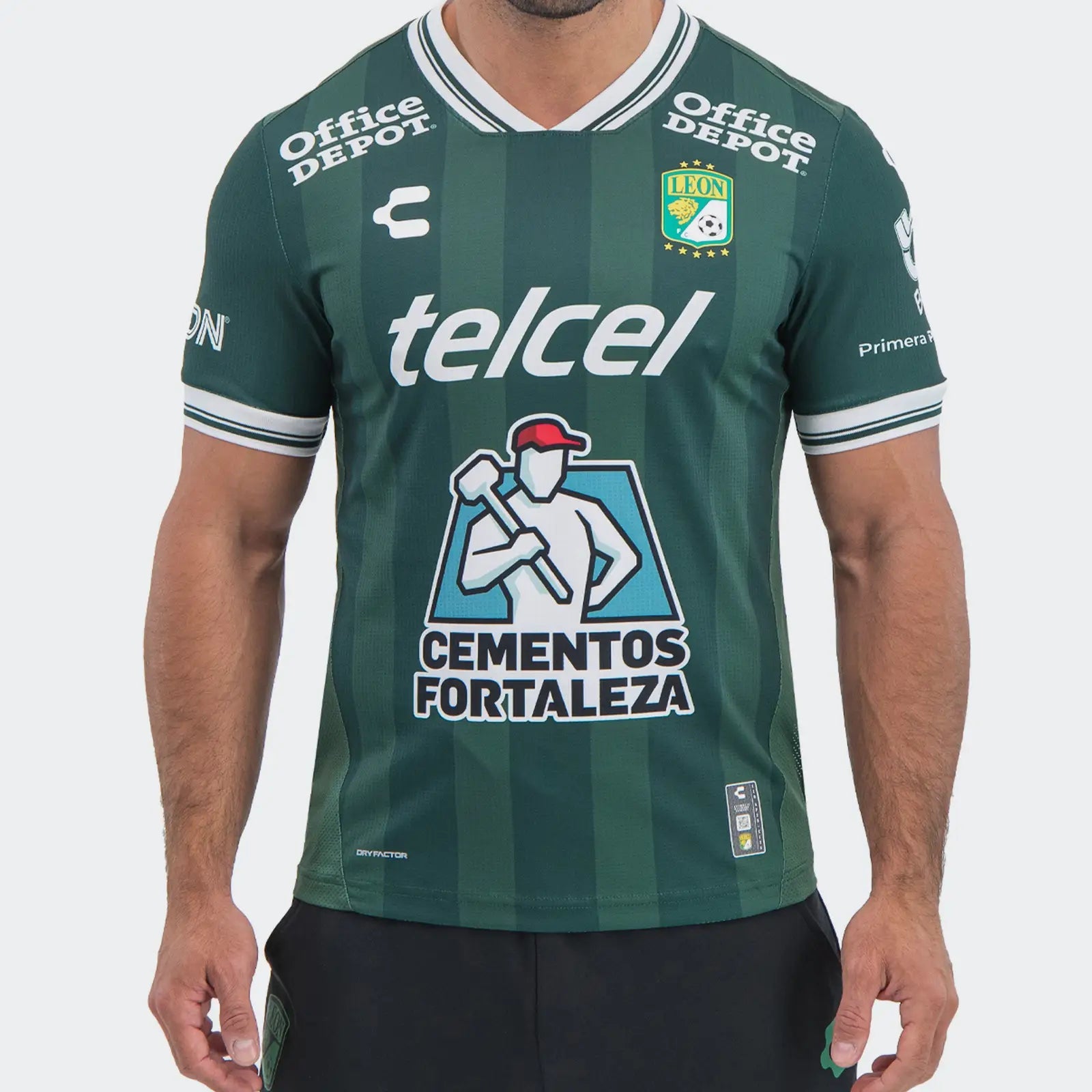 Charly 2025-26 Leon Men's Stadium Home Soccer Jersey (Detail 1)