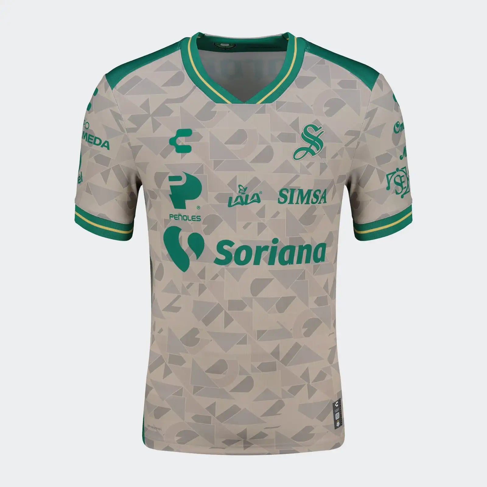 Charly 2025-26 Santos Men's Stadium Away Soccer Jersey (Front)