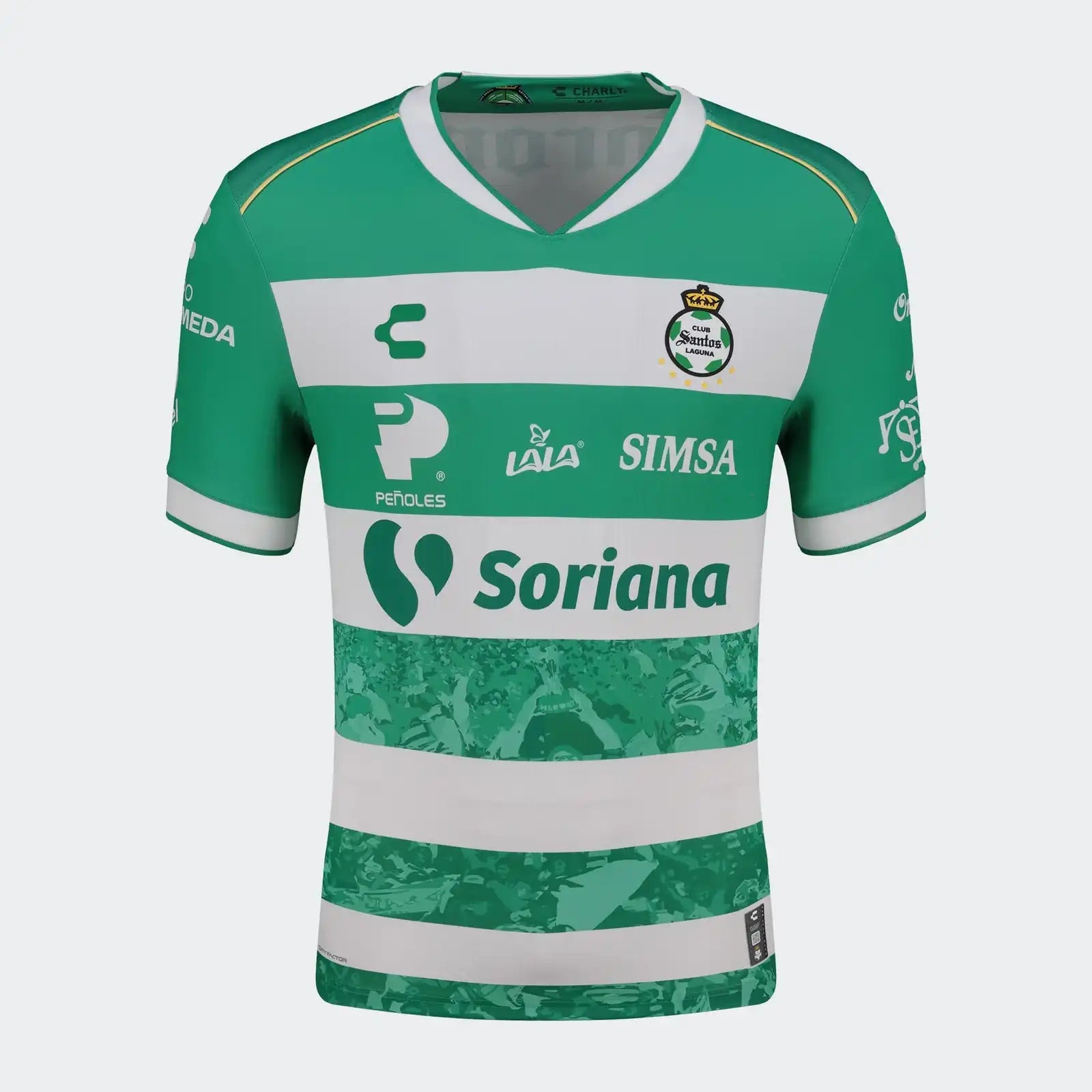 Charly 2025-26 Santos Men's Stadium Home Soccer Jersey (Front)