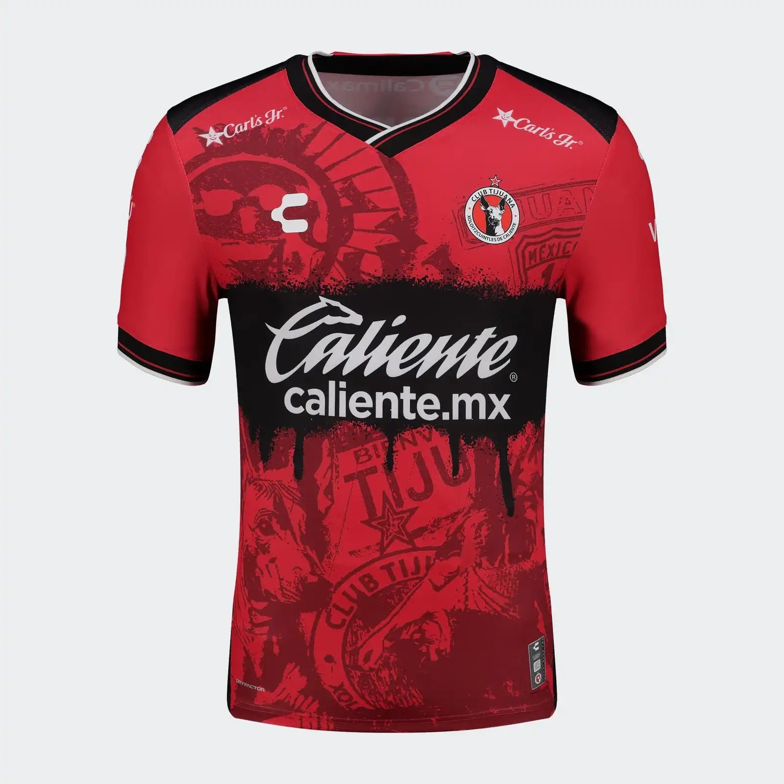 Charly 2025-26 Tijuana Men's Stadium Home Soccer Jersey (Front)