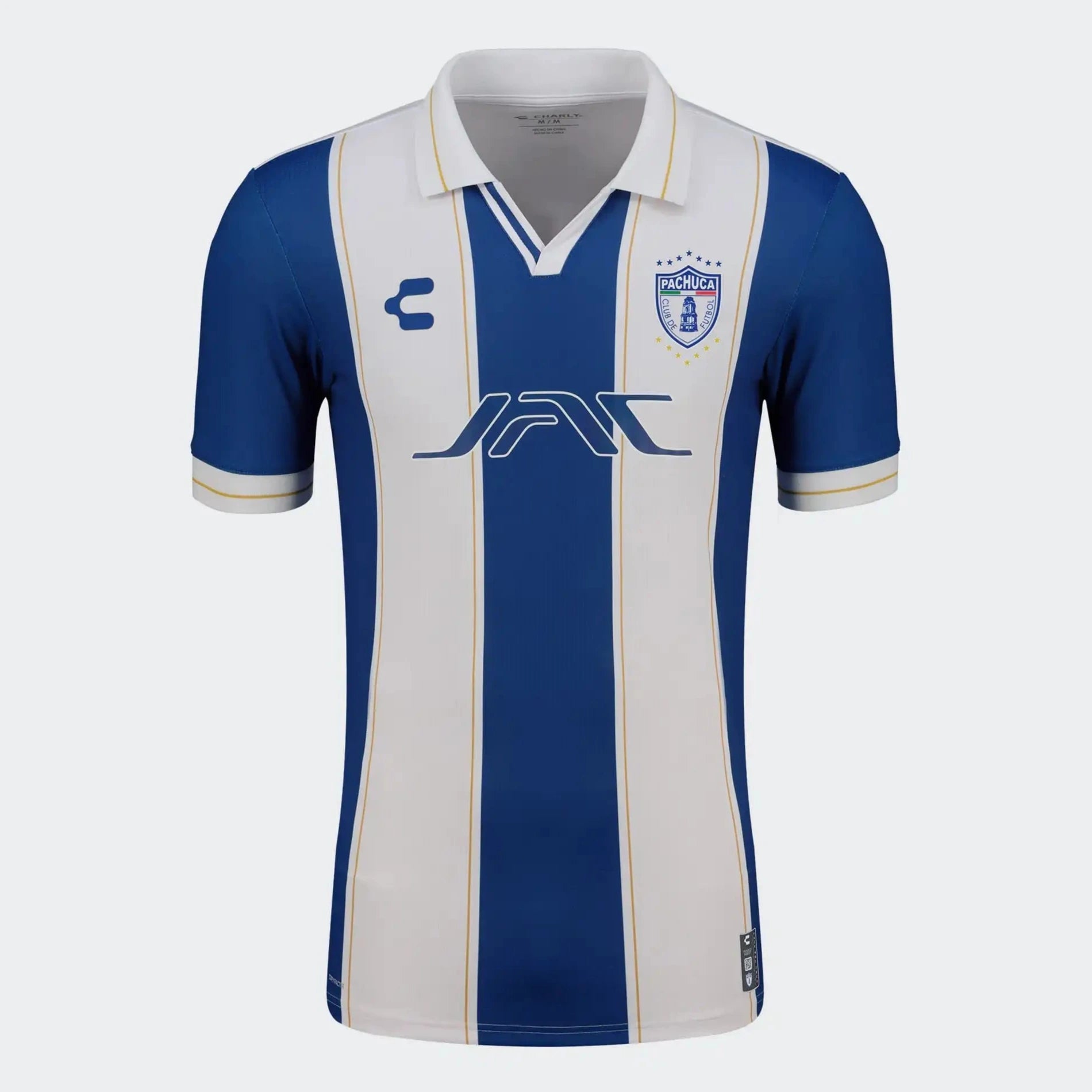 Charly 2025 Pachuca Men's Club World Cup Edition Authentic Home Soccer Jersey (Front)
