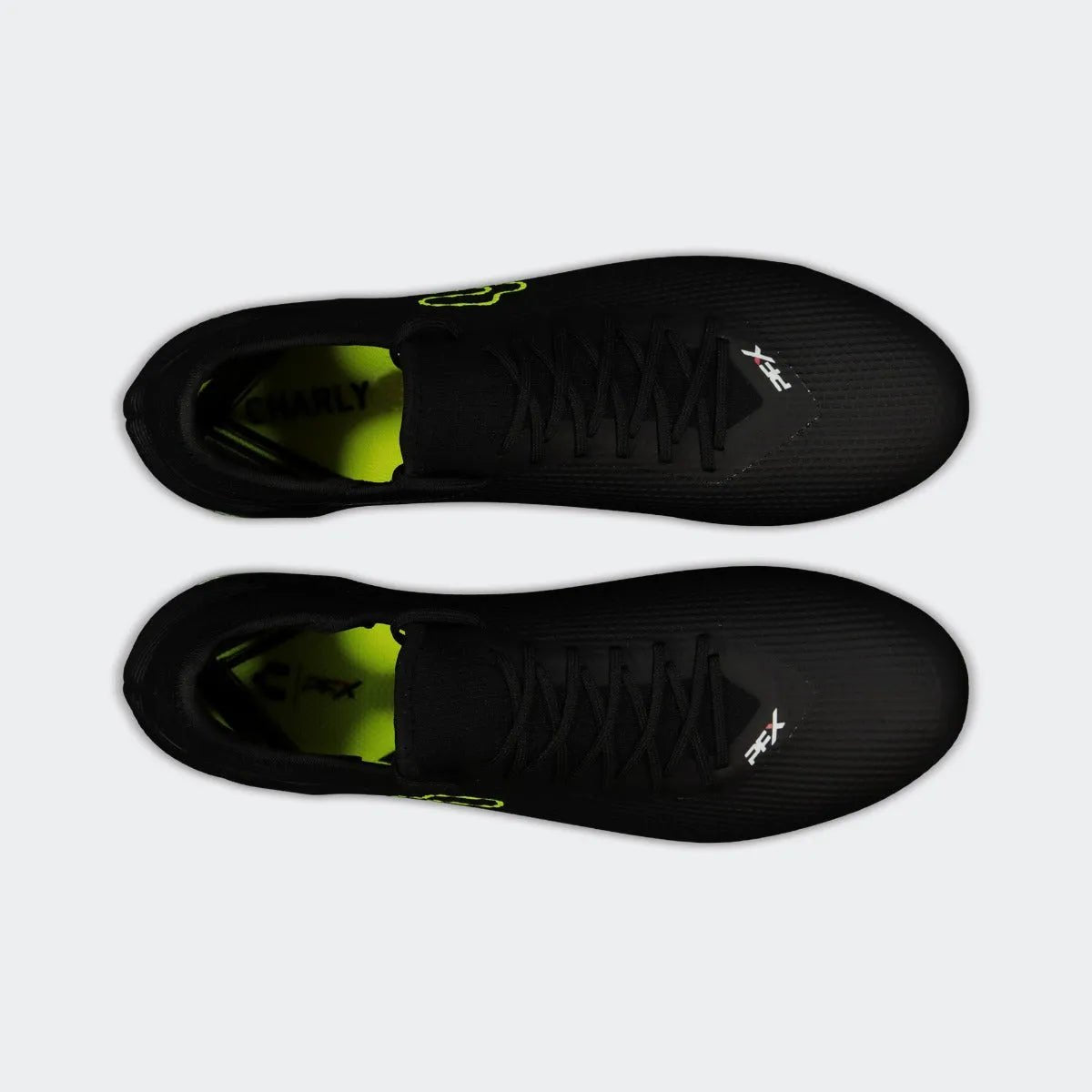 Charly Genesis PFX FG - Black-Lime (Pair - Top)