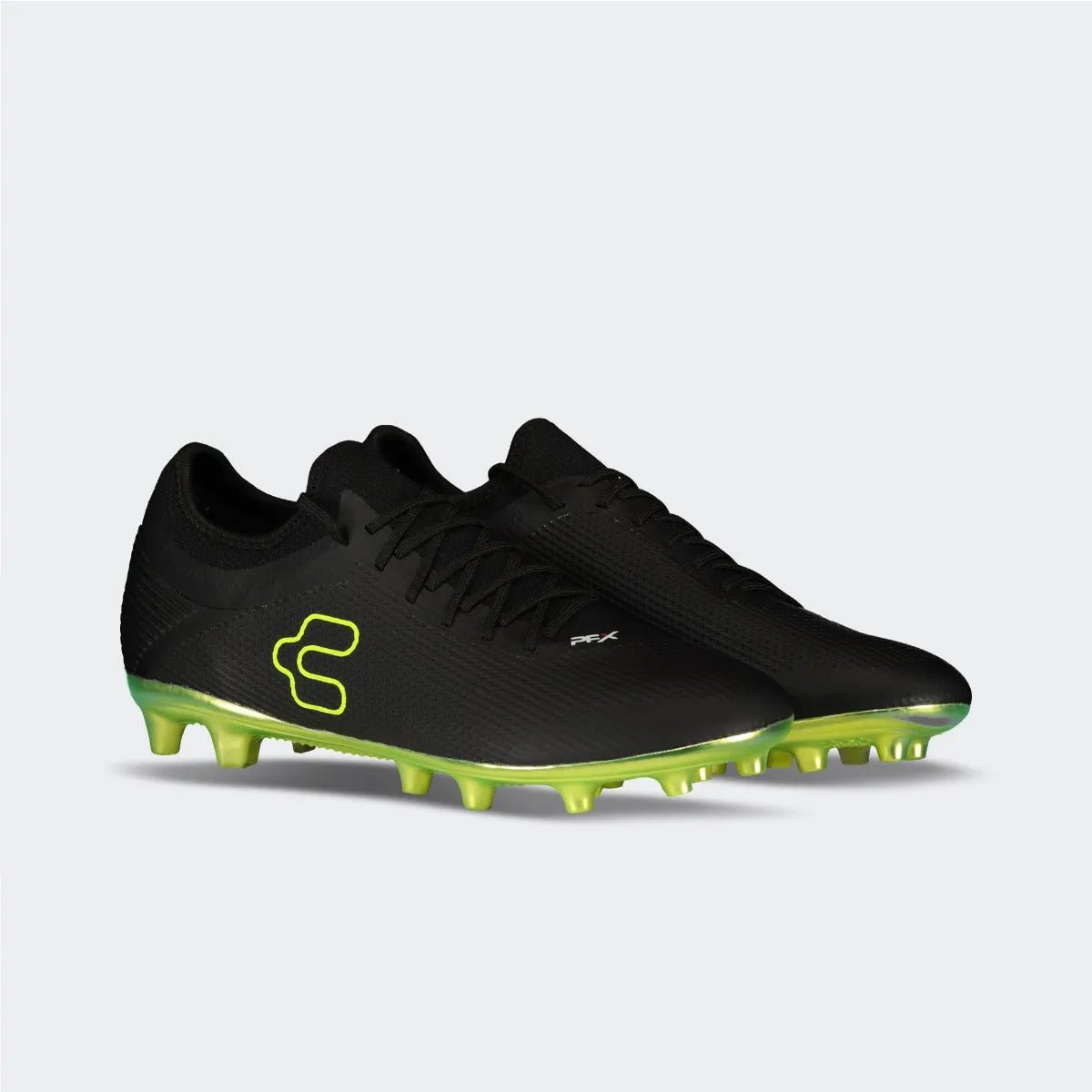 Charly Genesis PFX FG - Black-Lime (Pair - Diagonal)