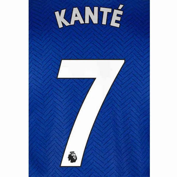 Chelsea 2019/22 Home Kante #7 Jersey Name Set