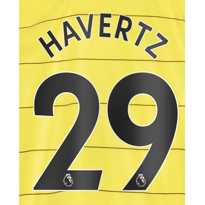 Chelsea 2021/22 Havertz #29 Jersey Name Set Black